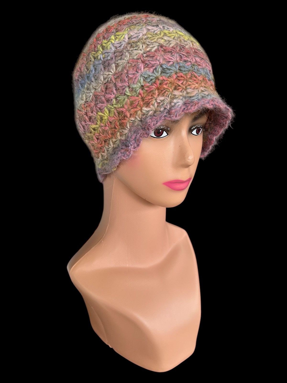 Japanese Brand × Kapital × Vintage Crochet Knitted Handmade Beanie hats Size ONE SIZE - 1 Thumbnail