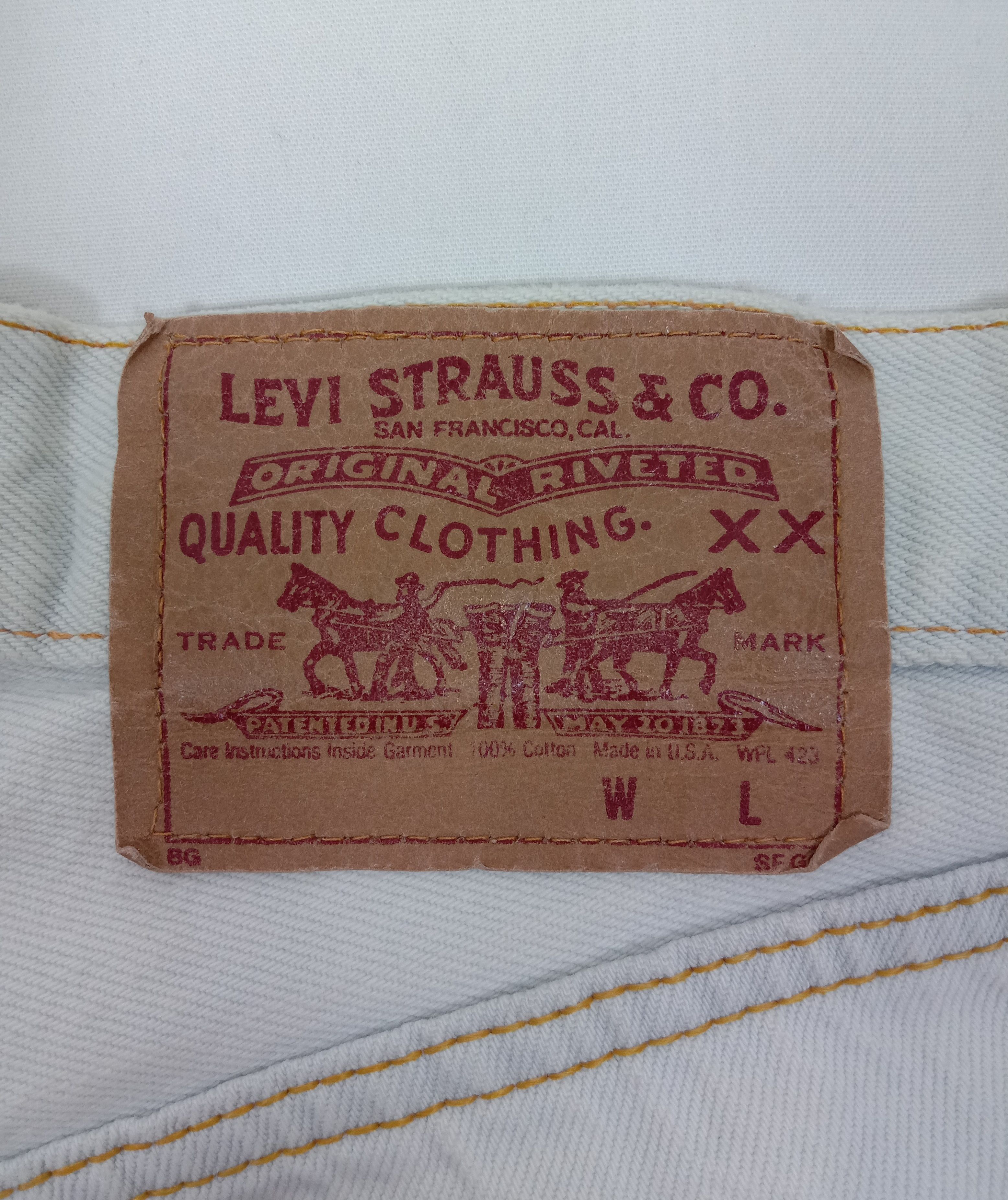 Levi's Vintage Levi’s 501 Jeans Fly Button Denim Size 30" / US 8 / IT 44 - 12 Thumbnail
