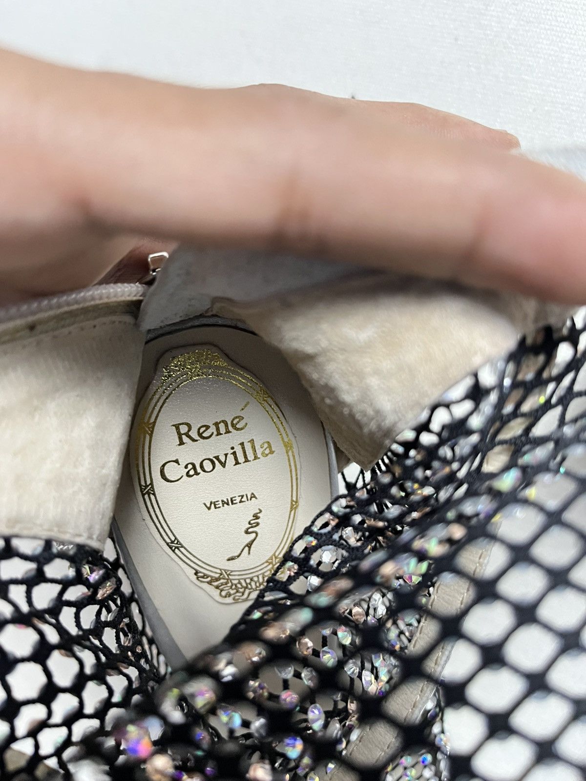 Rene Caovilla Rene caovilla galaxia silver/crystall hells in size 38 Size US 8 / IT 38 - 9 Thumbnail