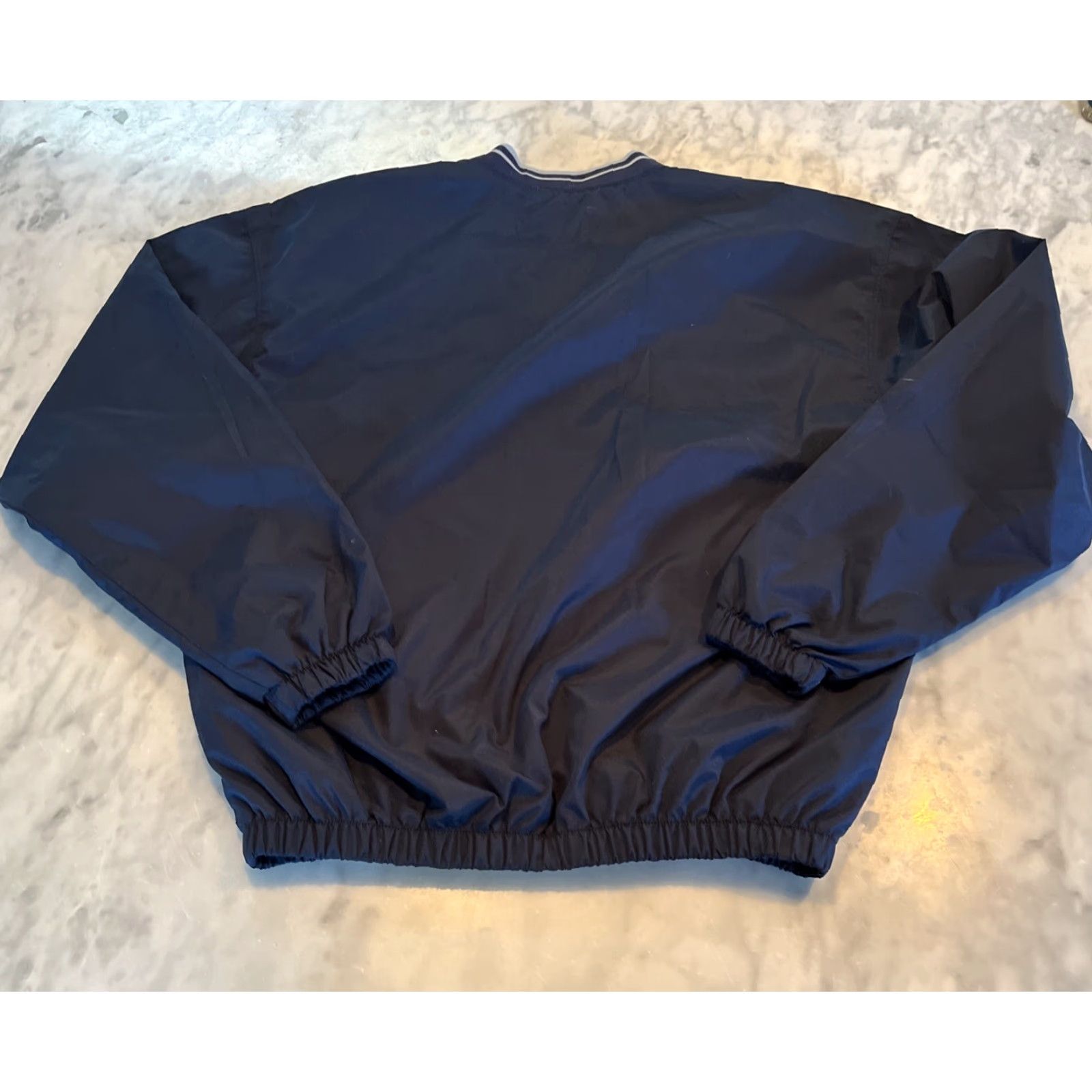 Hard Rock Cafe VINTAGE HARD ROCK CAFE Small Petit New York Nylon pullover windbreaker Jacket Navy Blue Mens Size US S / EU 44-46 / 1 - 5 Thumbnail
