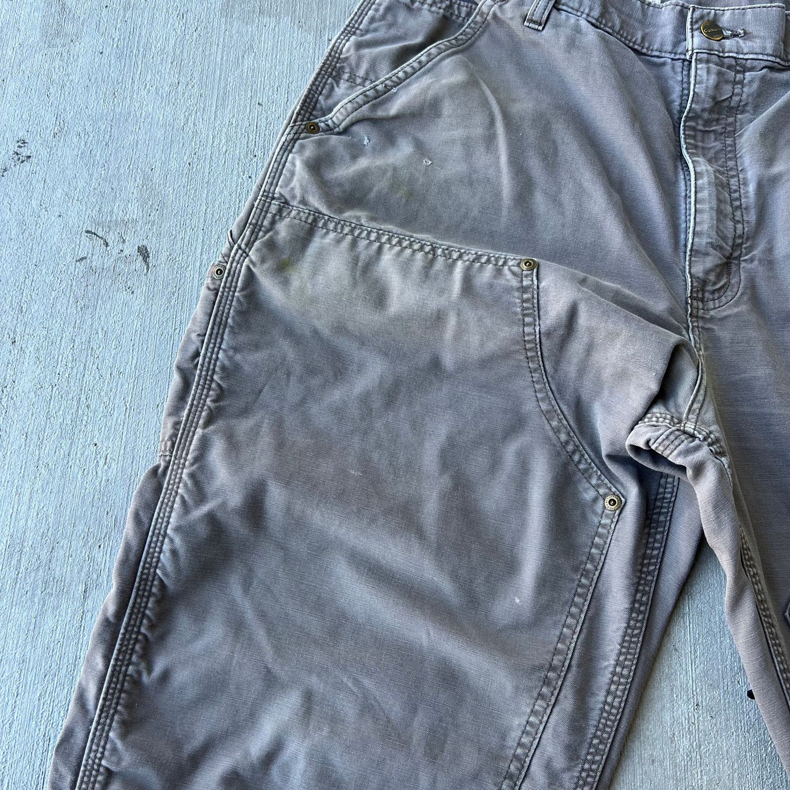 Carhartt × Vintage Carhartt brown double knee work wear carpenter pants Size US 35 - 2 Thumbnail