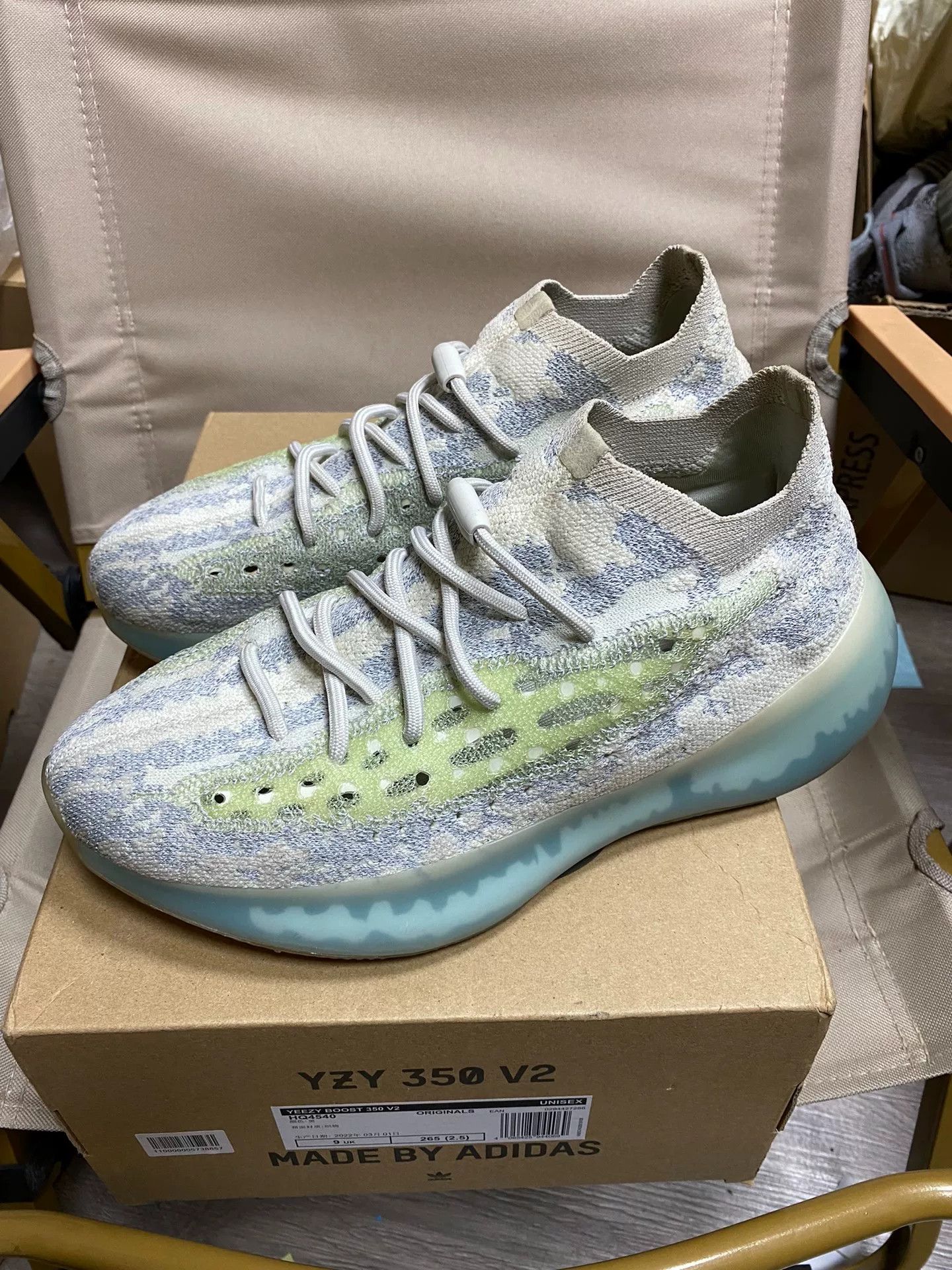 Adidas Adidas YEEZY380 Blue Lowtop Sneakers 42 Men Size US 9 / EU 42 - 1 Thumbnail