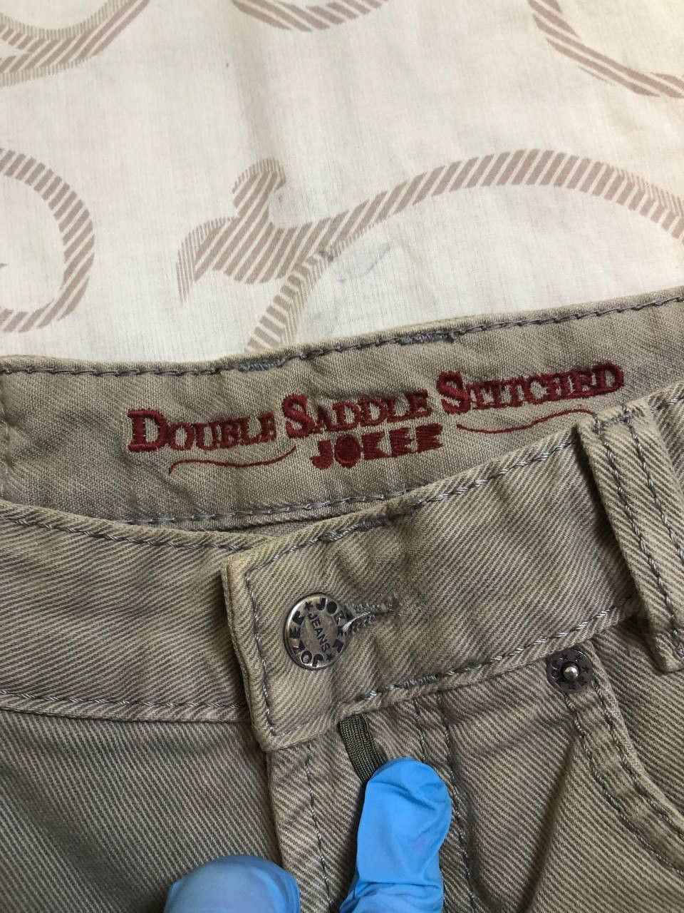 Other Joker Double Saddle Sttitched Beige Straight Regular jeans Size US 31 - 2 Thumbnail