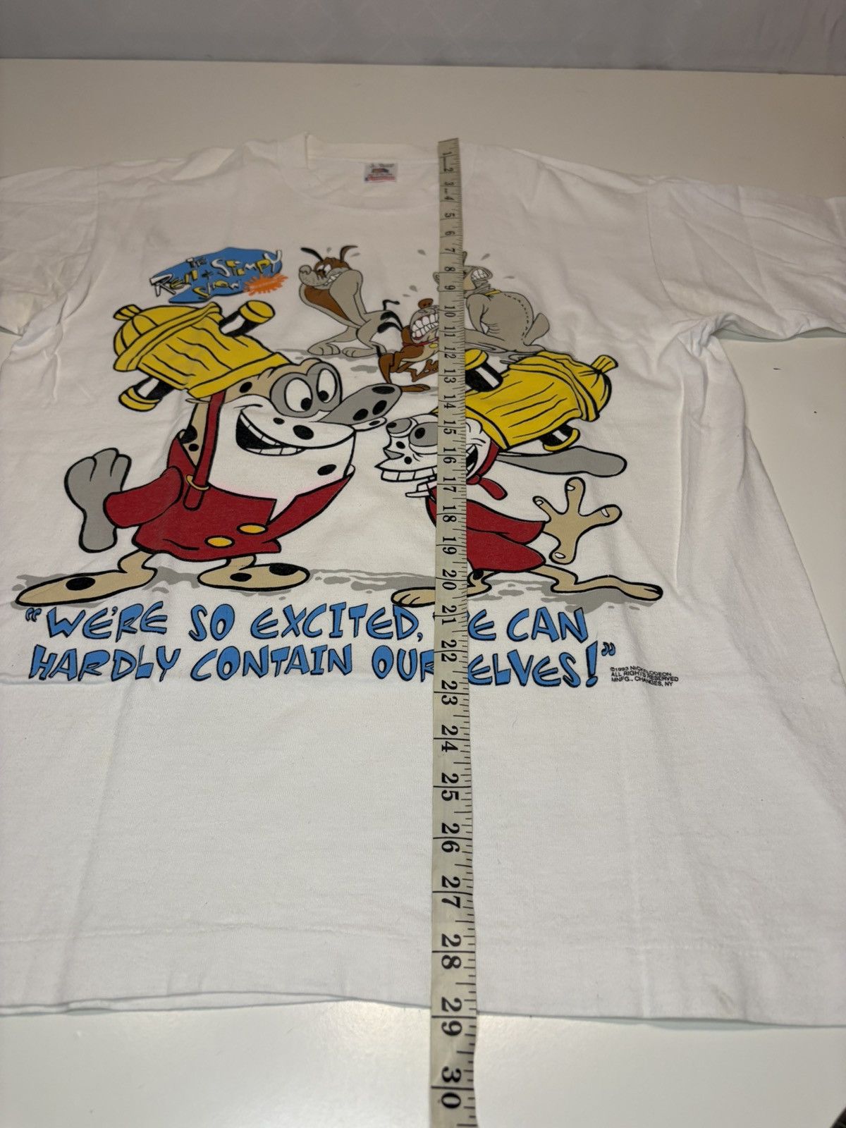 Other Vintage 1993 Nicktoons Ren And Stimpy Tshirt Mens Size Large Size US L / EU 52-54 / 3 - 12 Thumbnail