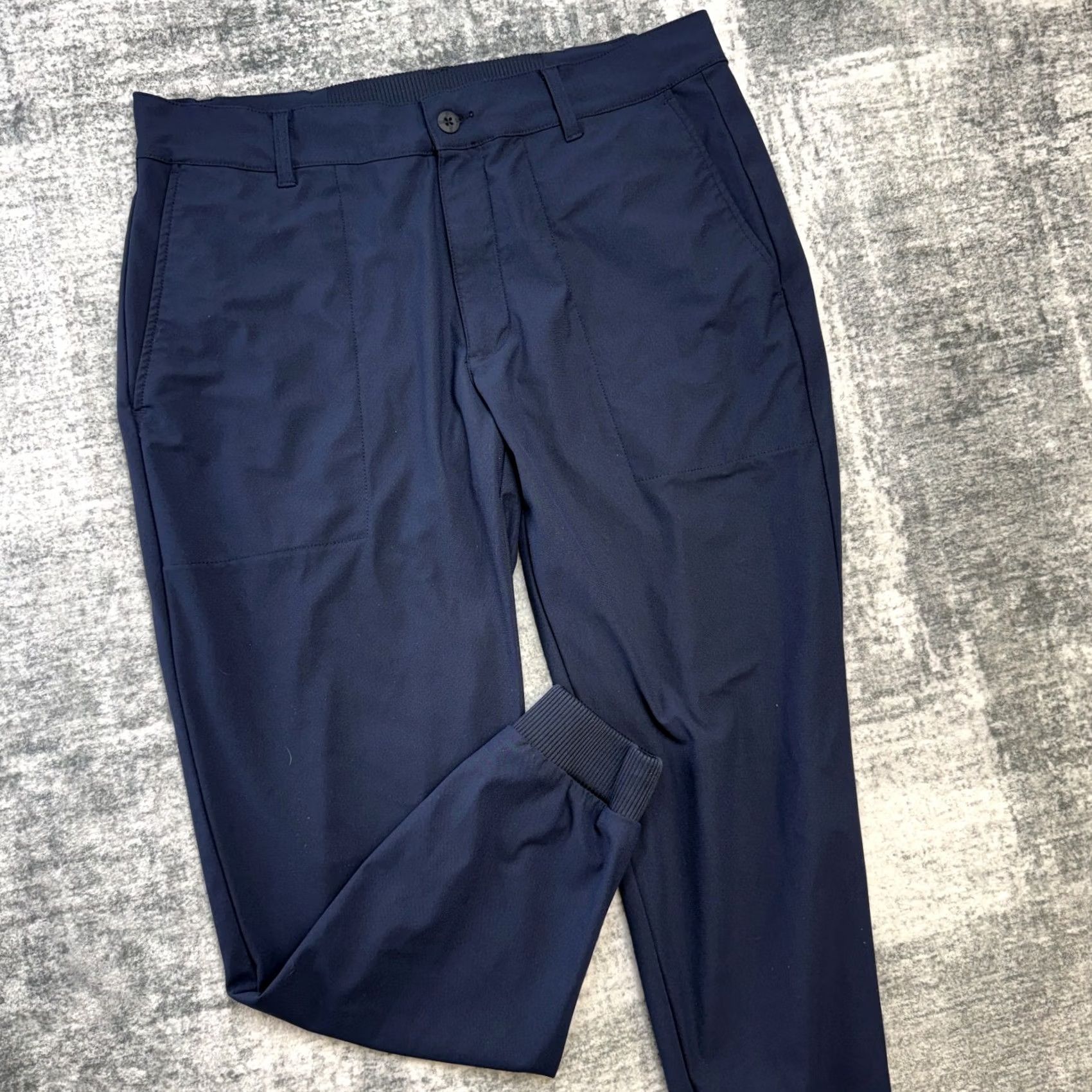 Footjoy FootJoy HYPR Joggers Mens 38x30 Navy Blue Tapered Travel Pants Socks? Size US 38 / EU 54 - 2 Thumbnail