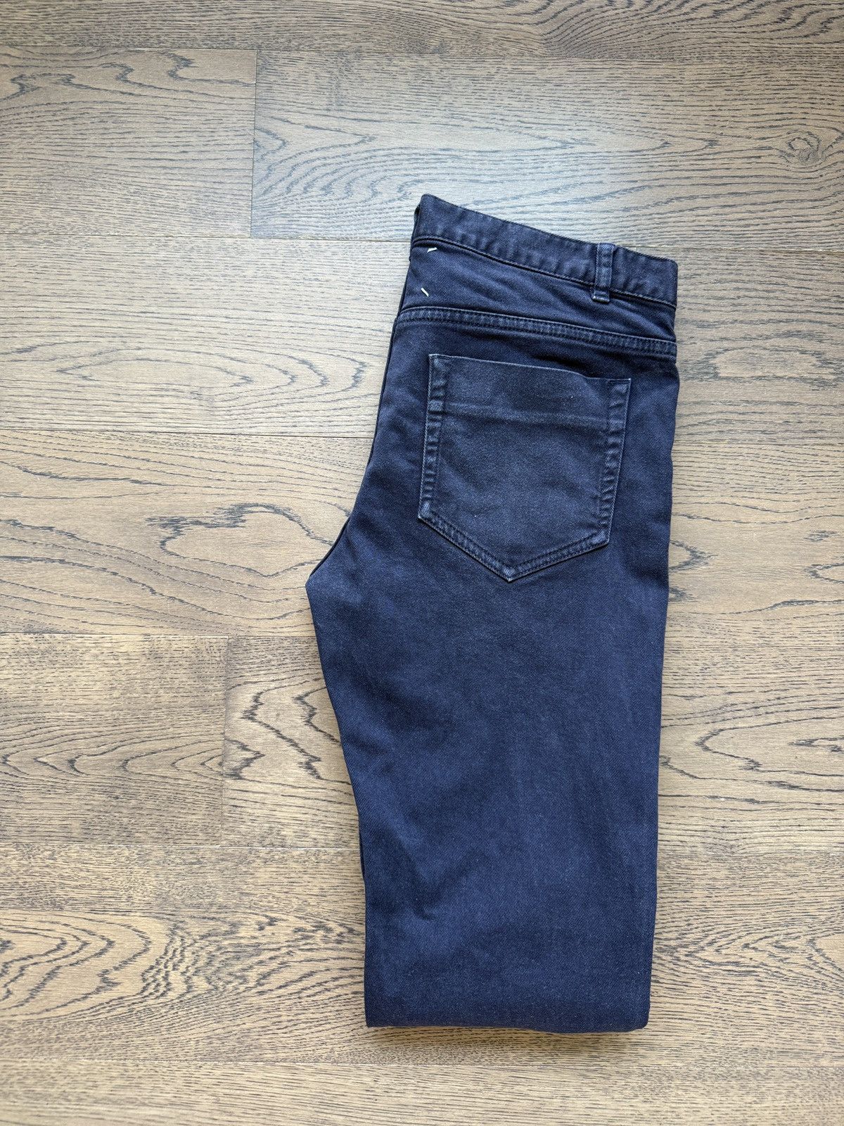 Maison Margiela Early Martin Margiela Line 10 Mens Blue Twill Slim Jeans Size US 33 - 14 Thumbnail