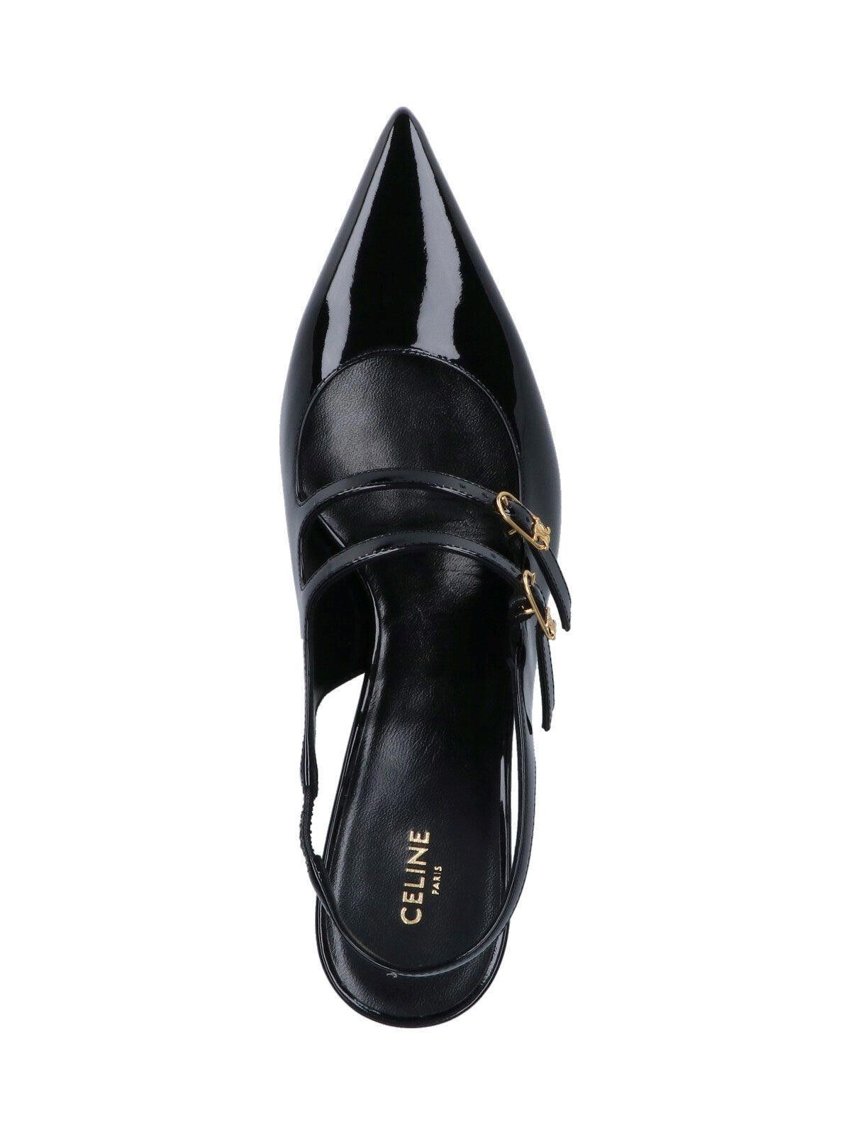 Celine CELINE JUDY DOUBLE STRAP MARY JANE SLINGBACK SIZE 40 Size ONE SIZE - 4 Thumbnail