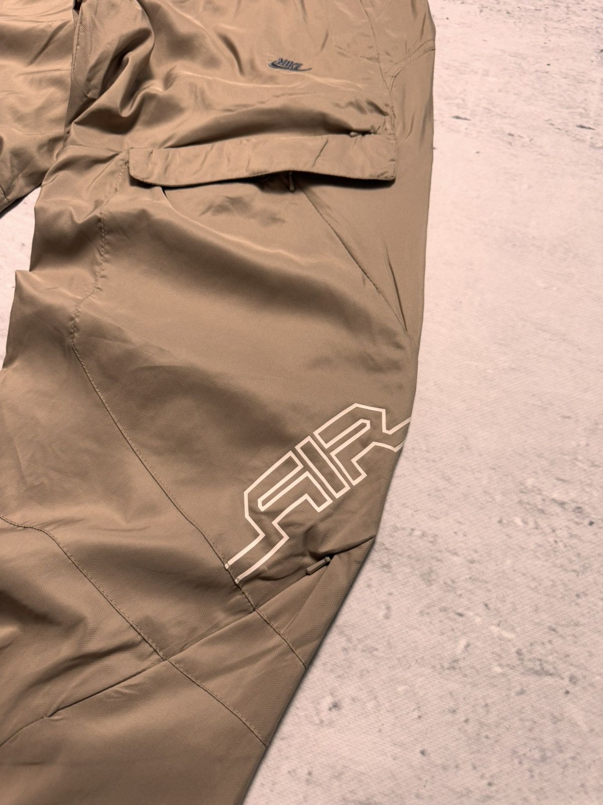 Nike × Vintage NIKE AIR VINTAGE BASIC LOGO OVERSIZE BAGGY PANTS Size US 32 / EU 48 - 4 Thumbnail