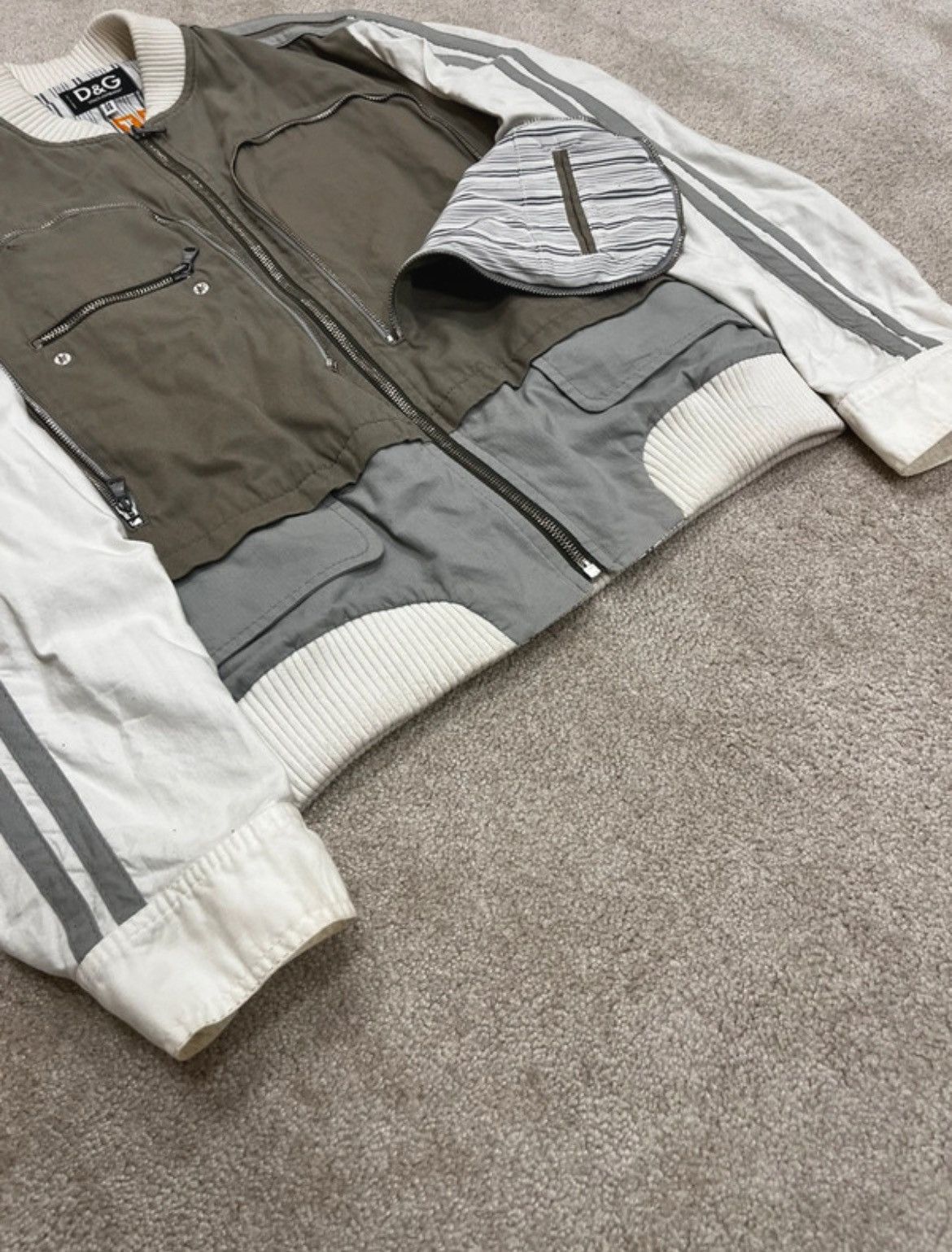 Dolce & Gabbana Dolce & Gabbana "Pump it up" Utility Cargo Bomber Jacket Size US M / EU 48-50 / 2 - 5 Thumbnail