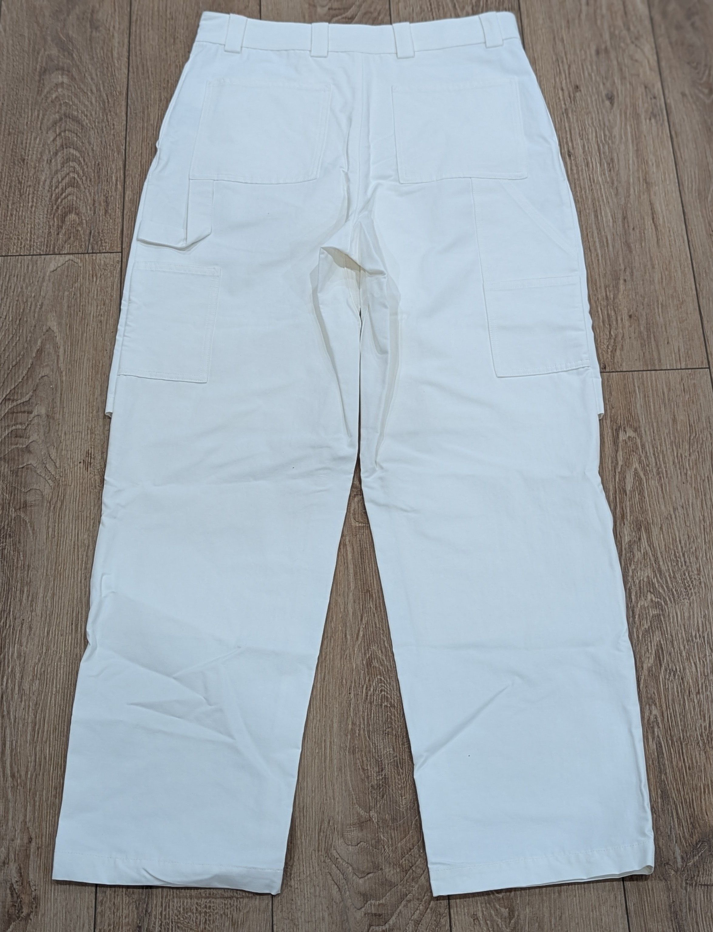 Off-White OFF-WHITE Solid Layer Carpenter Pants White Large Size US 34 / EU 50 - 4 Thumbnail