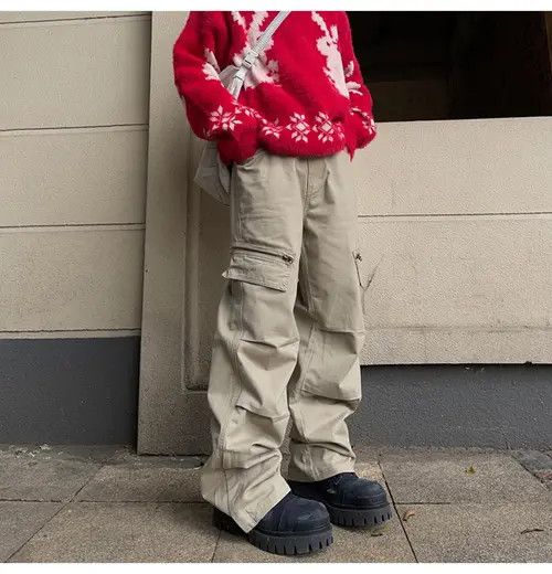 Vintage Isshiki x natsu Multi Packet Cargo Pants in Beige Size US 32 / EU 48 - 1 Thumbnail
