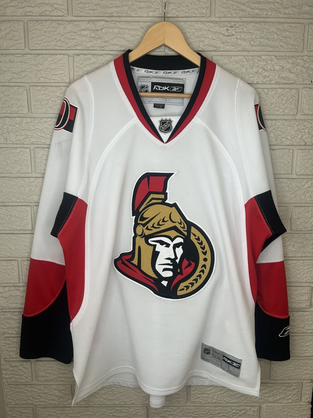 Reebok Vintage Reebok Ottawa Senators Away Jersey Size US L / EU 52-54 / 3 - 1 Thumbnail