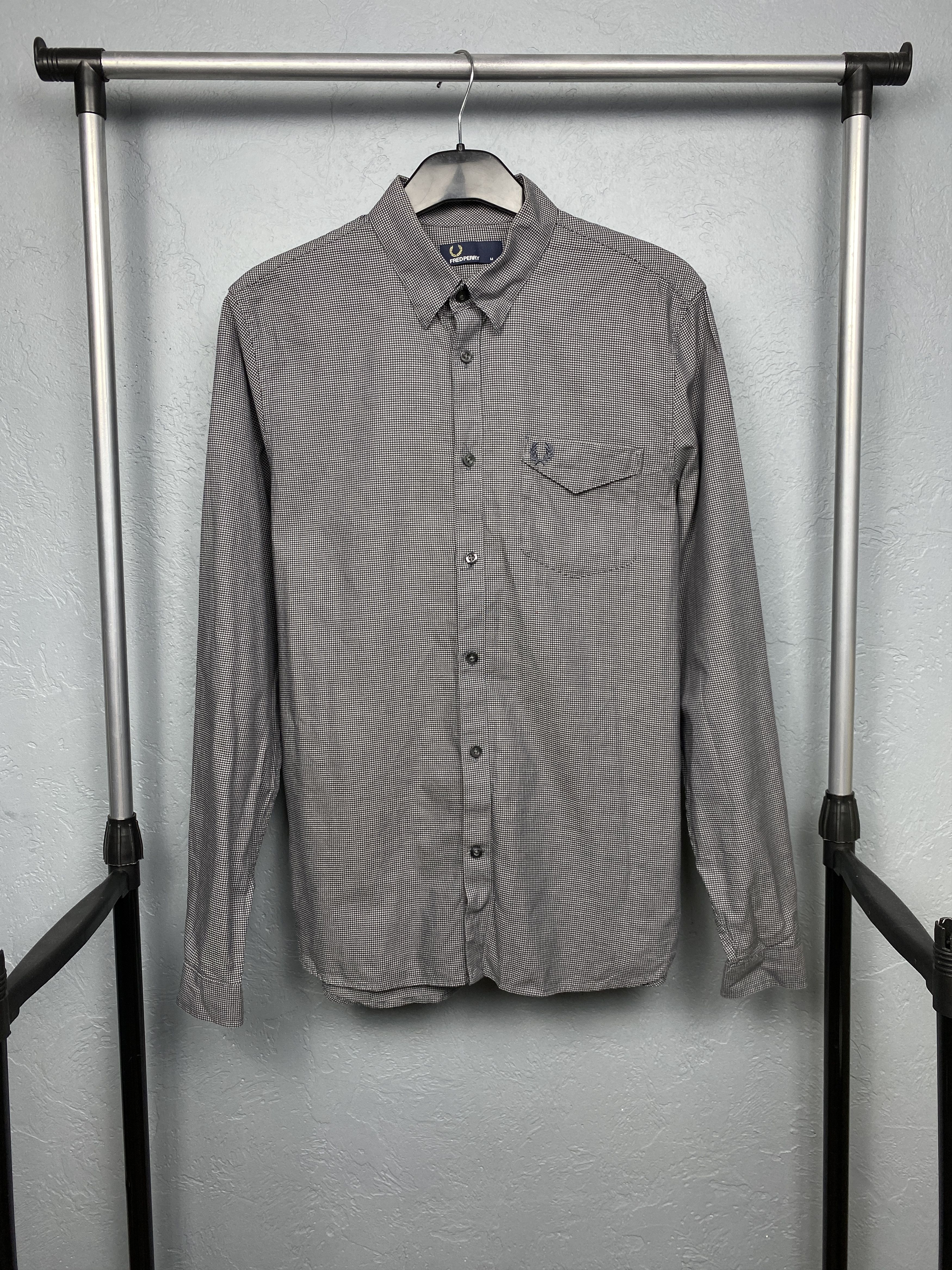 Fred Perry Fred Perry Mens Long Sleeve Shirt Size US M / EU 48-50 / 2 - 1 Thumbnail