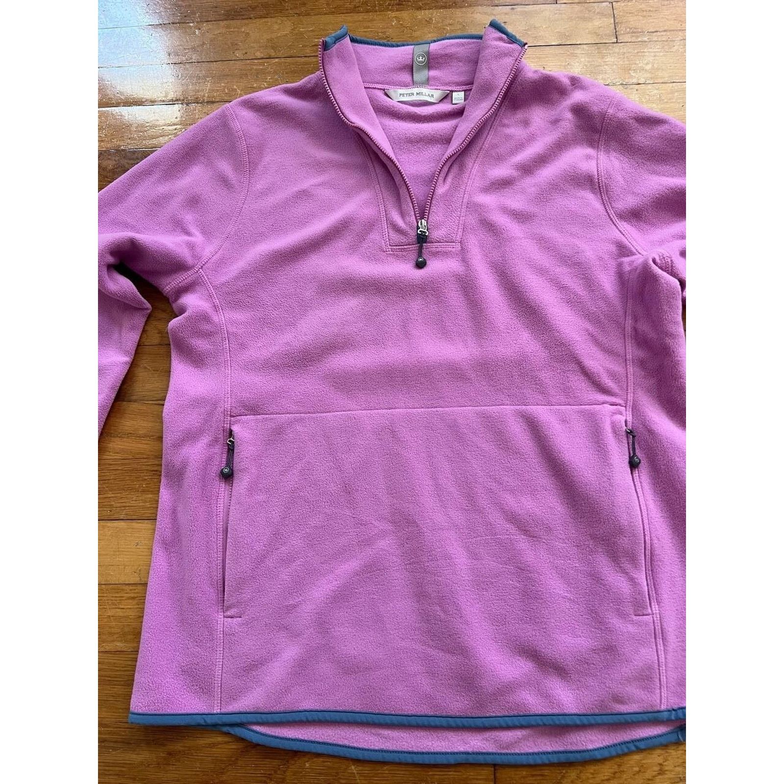 Peter Millar Peter Millar Garland Micror Zip Pullover Pink Large A000903 Size L / US 10 / IT 46 - 6 Thumbnail