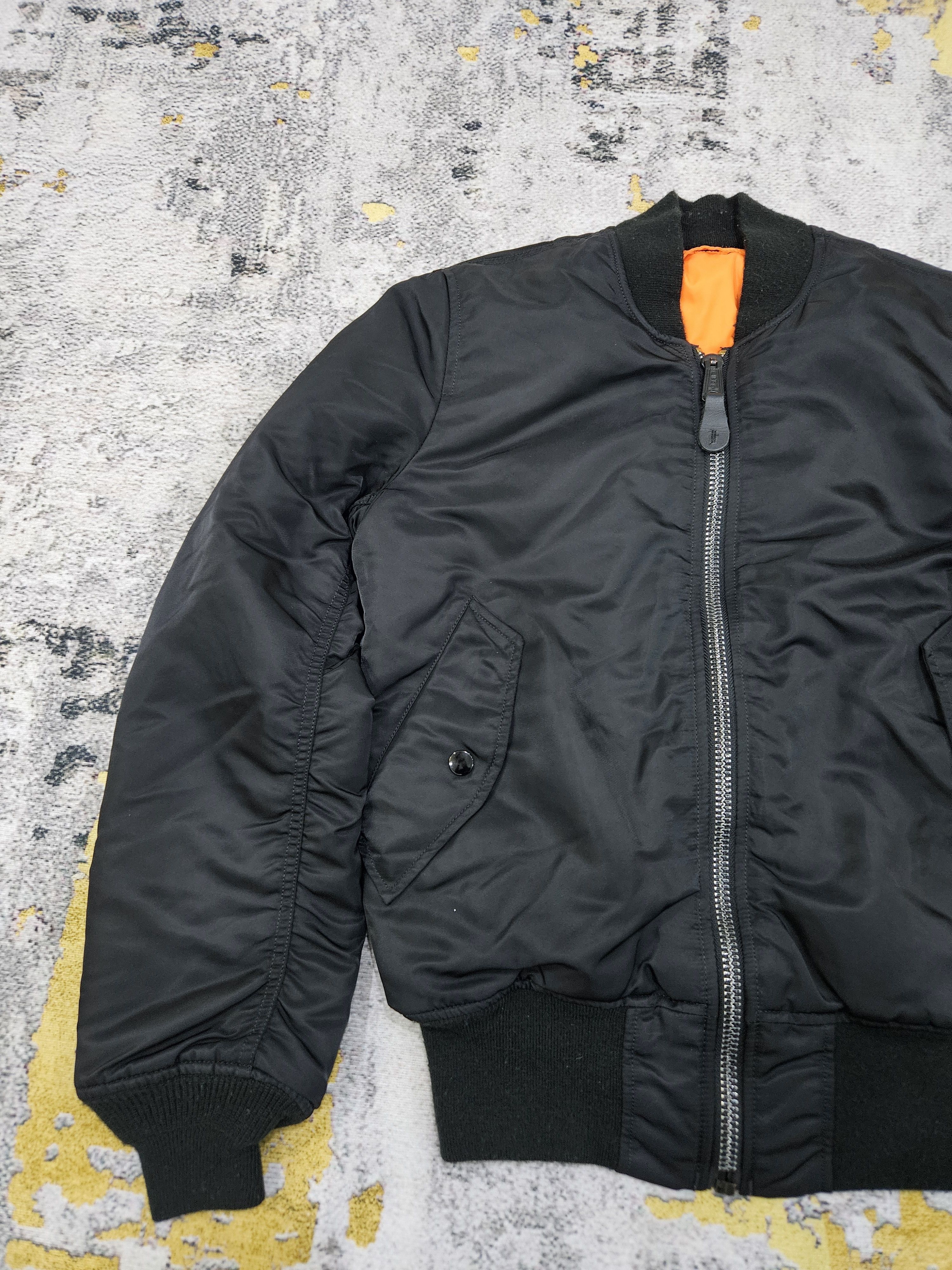 Alpha Industries Alpha Industries MA-1 Flight Bomber Jacket - Classic Black Size US S / EU 44-46 / 1 - 6 Thumbnail
