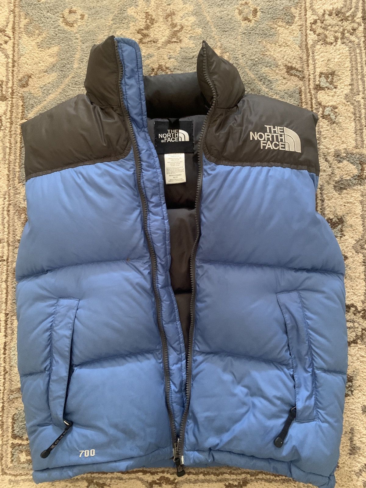 image of The North Face Men’S North Face Puffer Vest in Blue, Men's (Size XS)