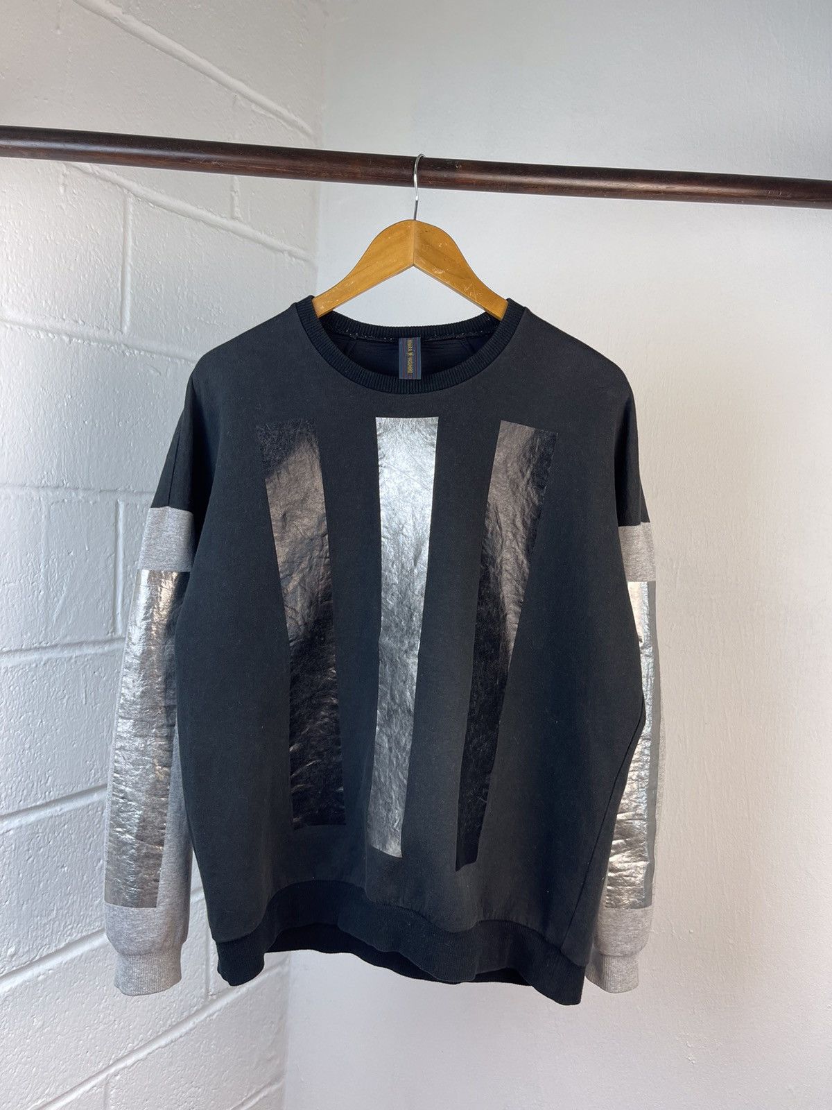 Maison MIHARA YASUHIRO Miharayasuhiro Metalic Print Sweatshirt A1 Size US L / EU 52-54 / 3 - 2 Thumbnail