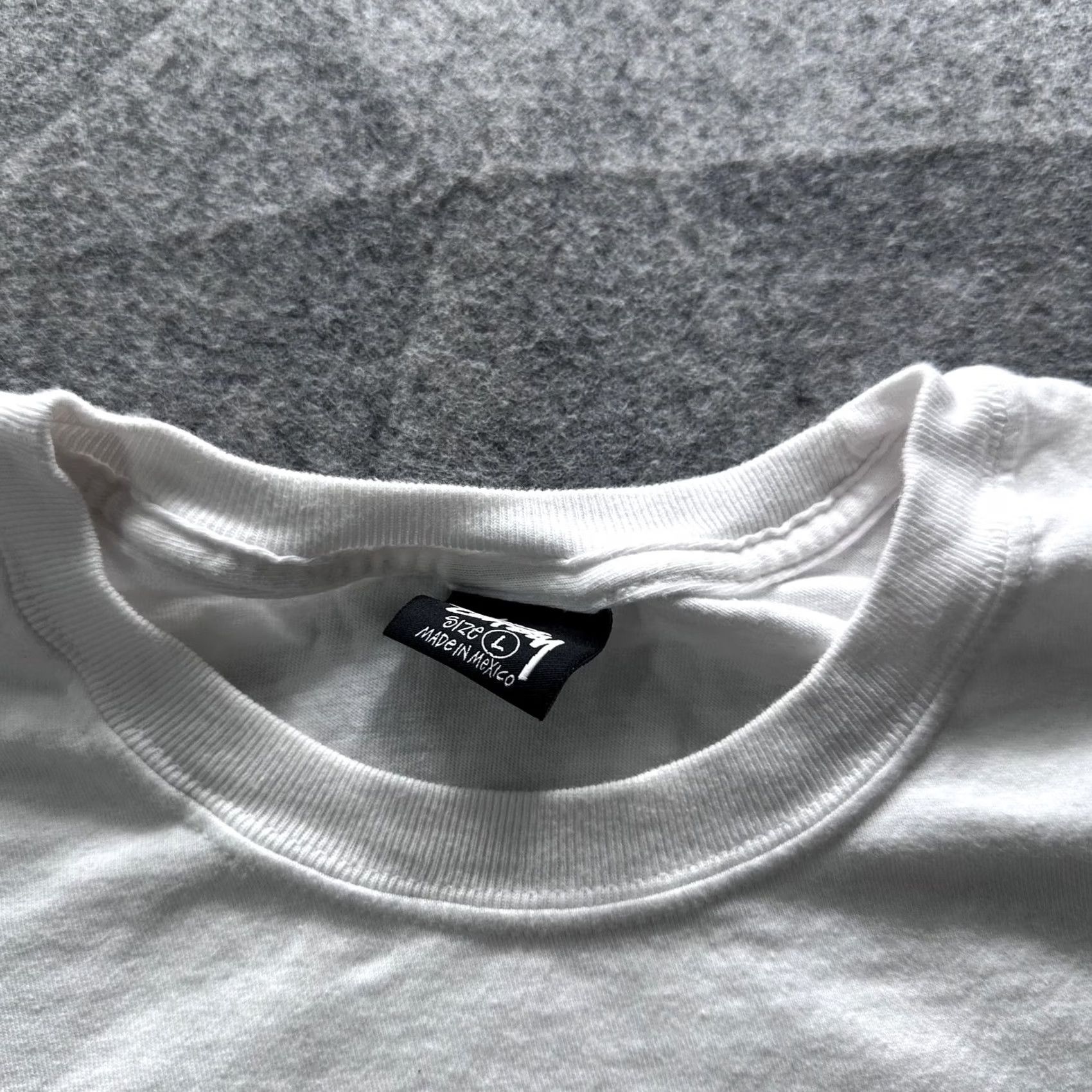 Pinko VTG Stussy Shirt Mens L White Pink Flower Graphic Tee Logo Cotton Streetwear Size US L / EU 52-54 / 3 - 4 Thumbnail
