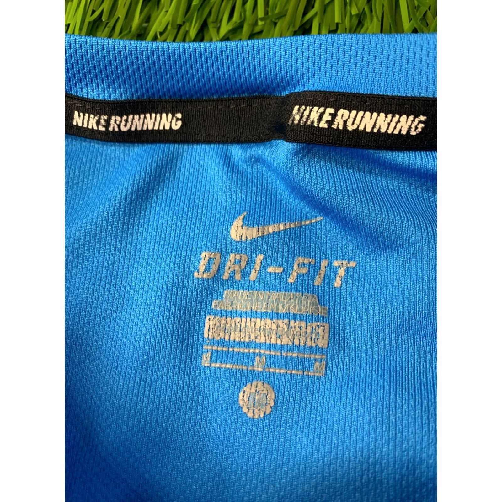 Nike Nike Running Dri-Fit Shirt Men M Blue 2011 Jersey Short Sleeve Training Shirt Nike Dri-Fit 2011 Running Mens Shirt Size US M / EU 48-50 / 2 - 7 Thumbnail