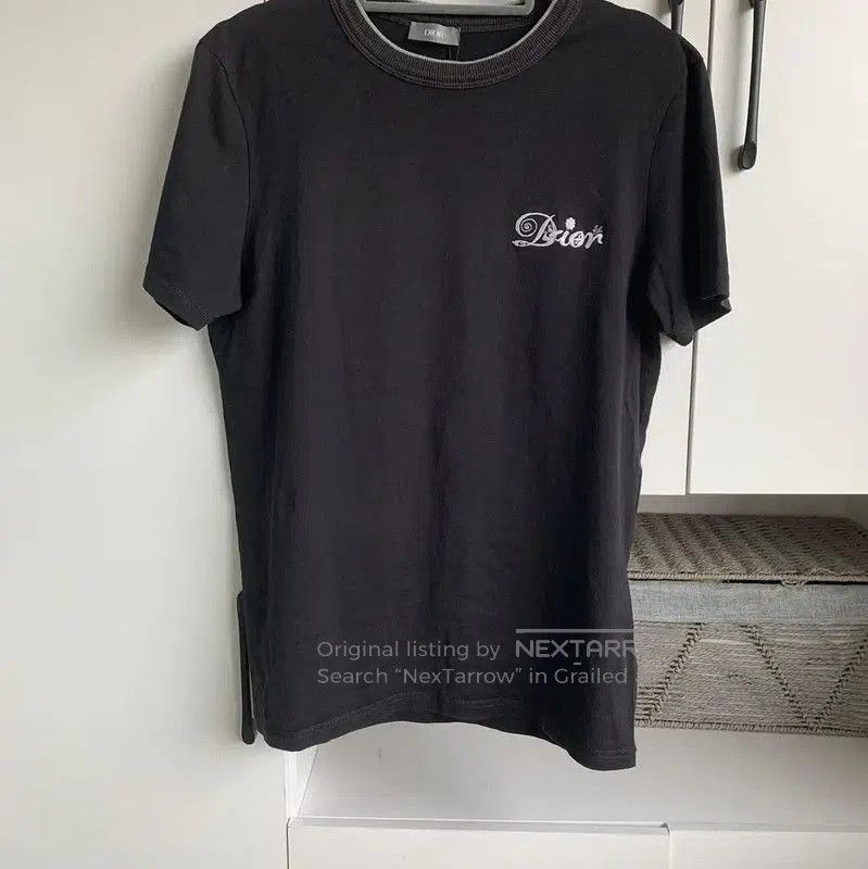 Dior Dior Black Cotton Short Sleeve Men's T-Shirt . Size US S / EU 44-46 / 1 - 1 Thumbnail