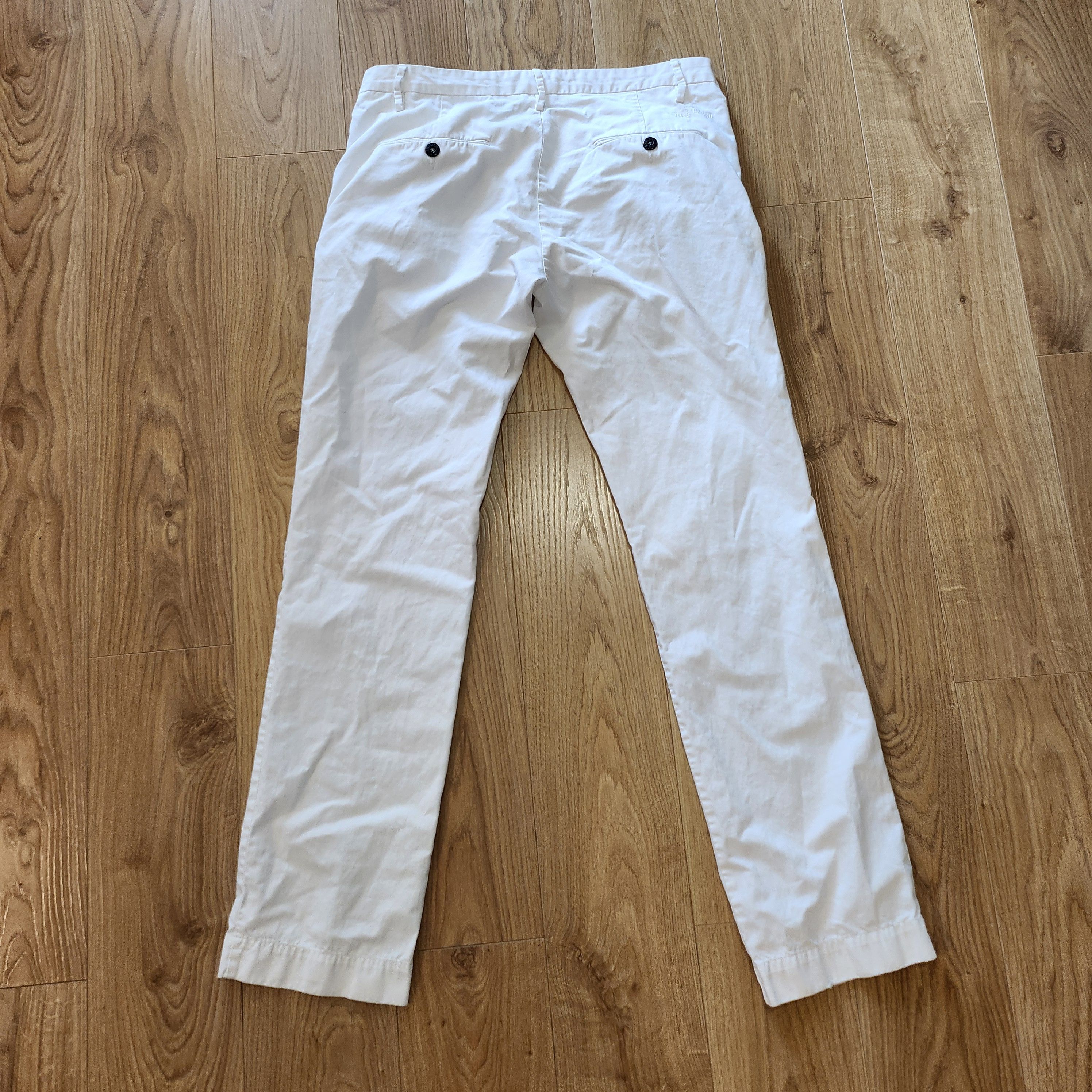 Stone Island SS10 Light White Pants Size US 33 - 3 Thumbnail