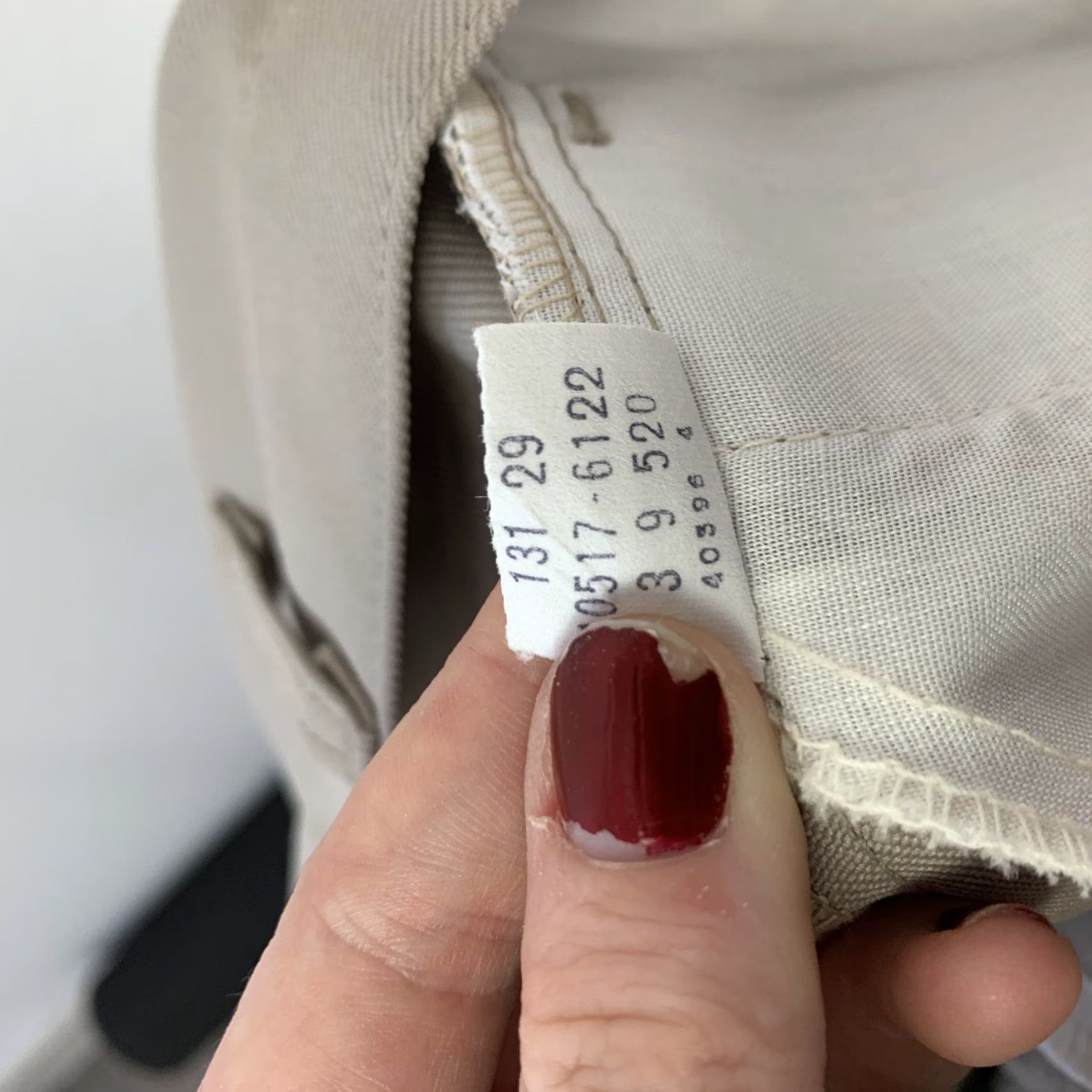 Levi's VINTAGE Levi's Men's Tan Khaki Polyester Bootcut Disco Retro Pants 36x33 Levi's 30 34in Waist 1970s 1980s Dress Pants Chinos Workwear Casual Mens Size US 30 / EU 46 - 4 Thumbnail