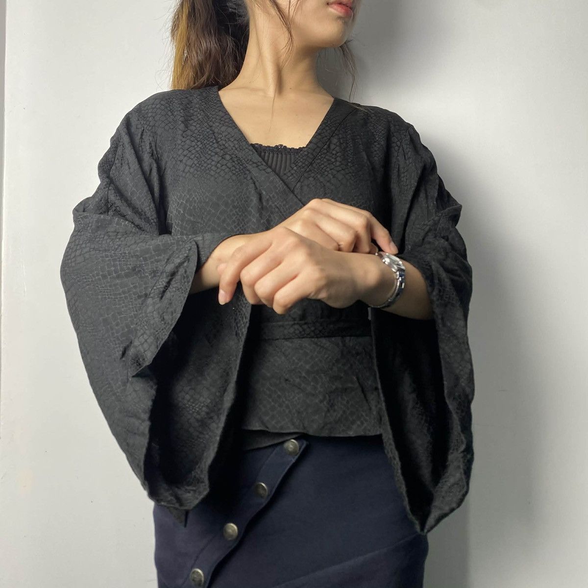 Balenciaga Archive Balenciaga by Nicolas Ghesquière Silk Kimono Size M / US 6-8 / IT 42-44 - 2 Thumbnail