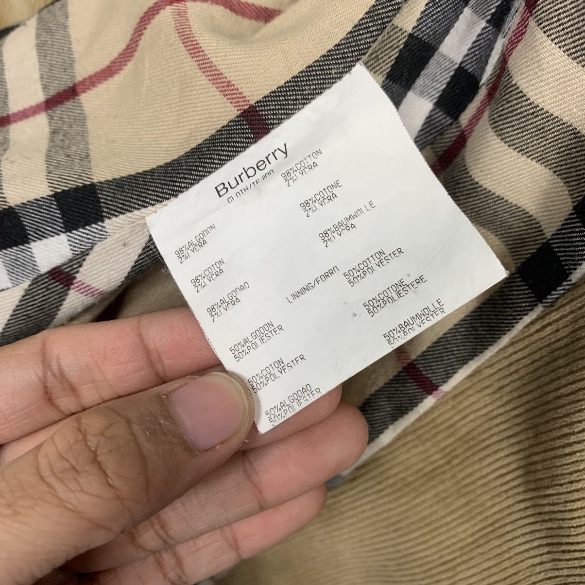 Burberry Burberry London Corduroy Nova Check Women Jacket Size M / US 6-8 / IT 42-44 - 17 Thumbnail