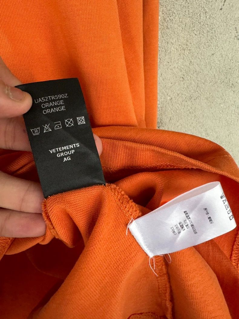 Vetements Vetements Orange Sanskrit Long Sleeve 2502-Nextarrow Size US M / EU 48-50 / 2 - 9 Thumbnail