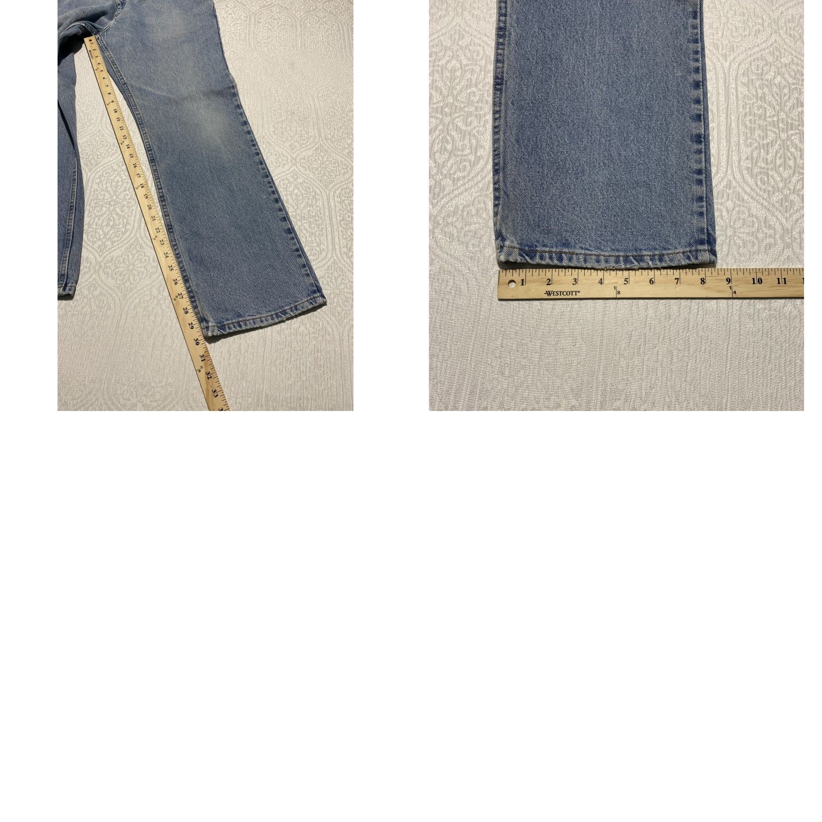 Vintage VINTAGE Urban Up Jeans Mens 36x30 Light Wash Straight Leg Classic Denim Zip Fly 5 Pocket Mens Boys Girls Size US 36 / EU 52 - 8 Thumbnail