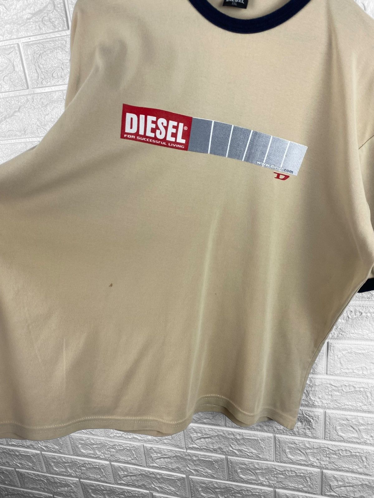 Diesel Vintage 90s Diesel big logo T-Shirt Size US XXL / EU 58 / 5 - 10 Thumbnail