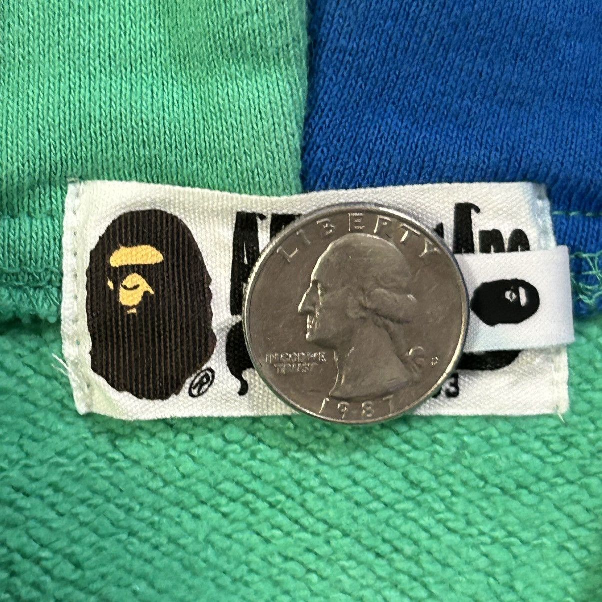 Bape BAPE Color Block Shark Full Zip Hoodie Size US S / EU 44-46 / 1 - 8 Thumbnail