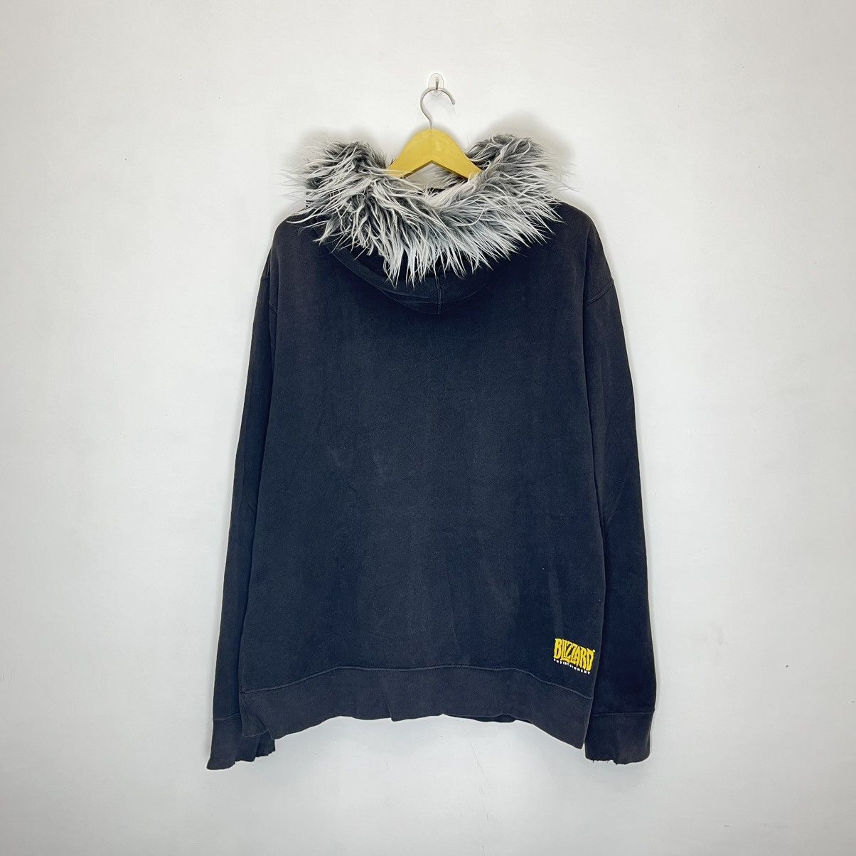 Le Grande Bleu (L.G.B.) Lion by Jinx Billzard Distressed Fur zip Hoodie lgb style Size US XL / EU 56 / 4 - 6 Thumbnail