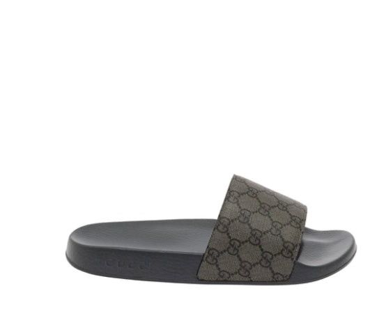 image of Gucci GG Slide Sandals Size 11 in Black, Men's