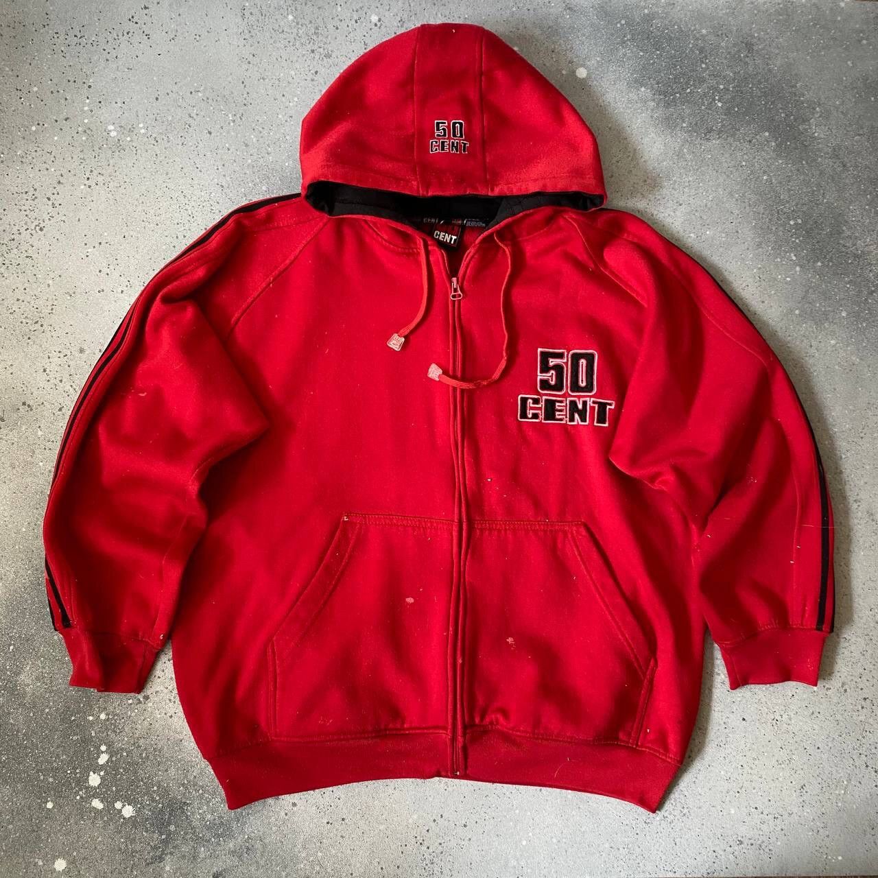 50 Cent 50 CENT VINTAGE BIG LOGO RAP HOODIE (OVERSIZE FIT) Size US L / EU 52-54 / 3 - 2 Thumbnail