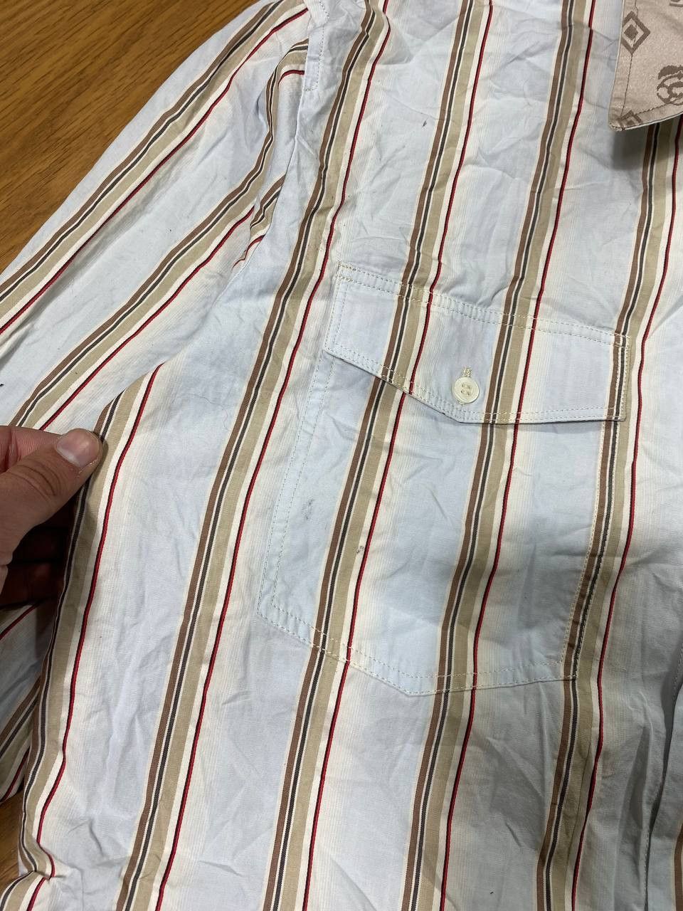 Just Cavalli Just Cavalli Stripe Vintage pocket striped shirt vintage Size US XXL / EU 58 / 5 - 16 Thumbnail