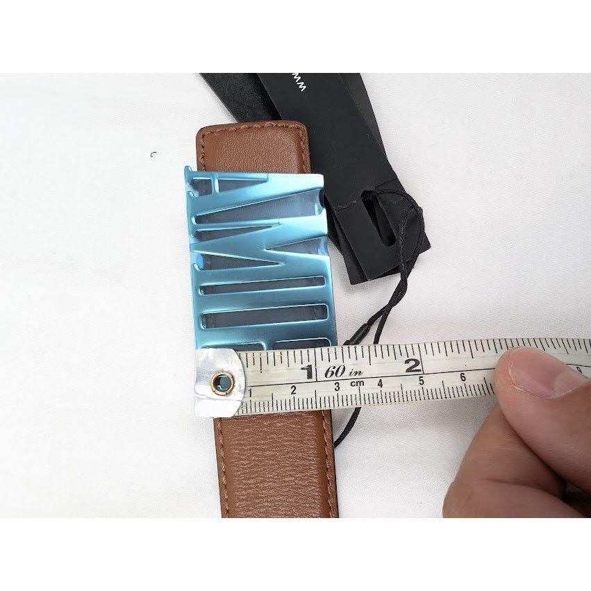 o1rshd1 Size: 95 / Core 3CM Nappa Belt in Brown
