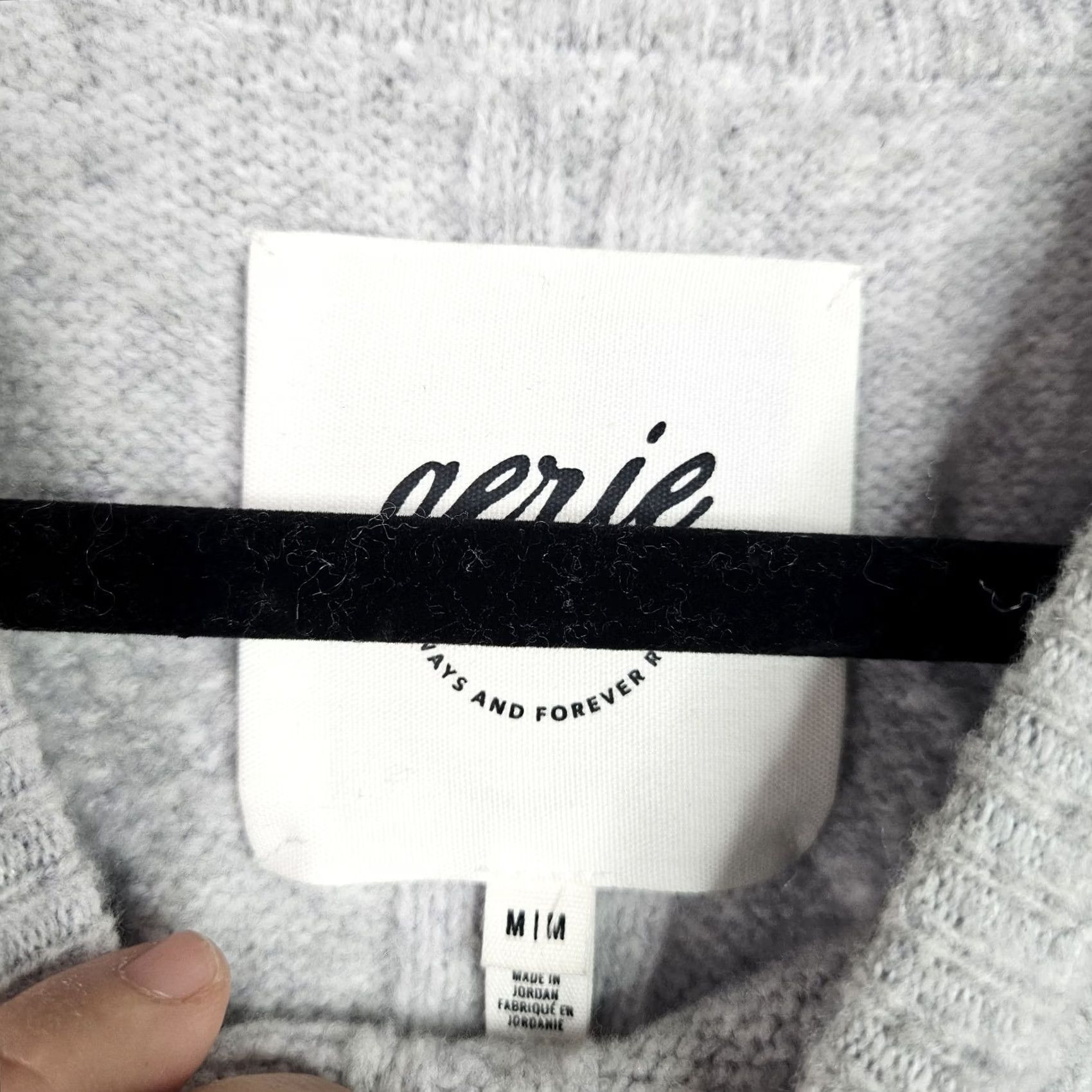 Vintage AERIE Cable Pearl Crew Neck Long Sleeve Sweater M NEW Ivory Women's Knit Cardigan Slim Relaxed Fit Size M / US 6-8 / IT 42-44 - 5 Thumbnail