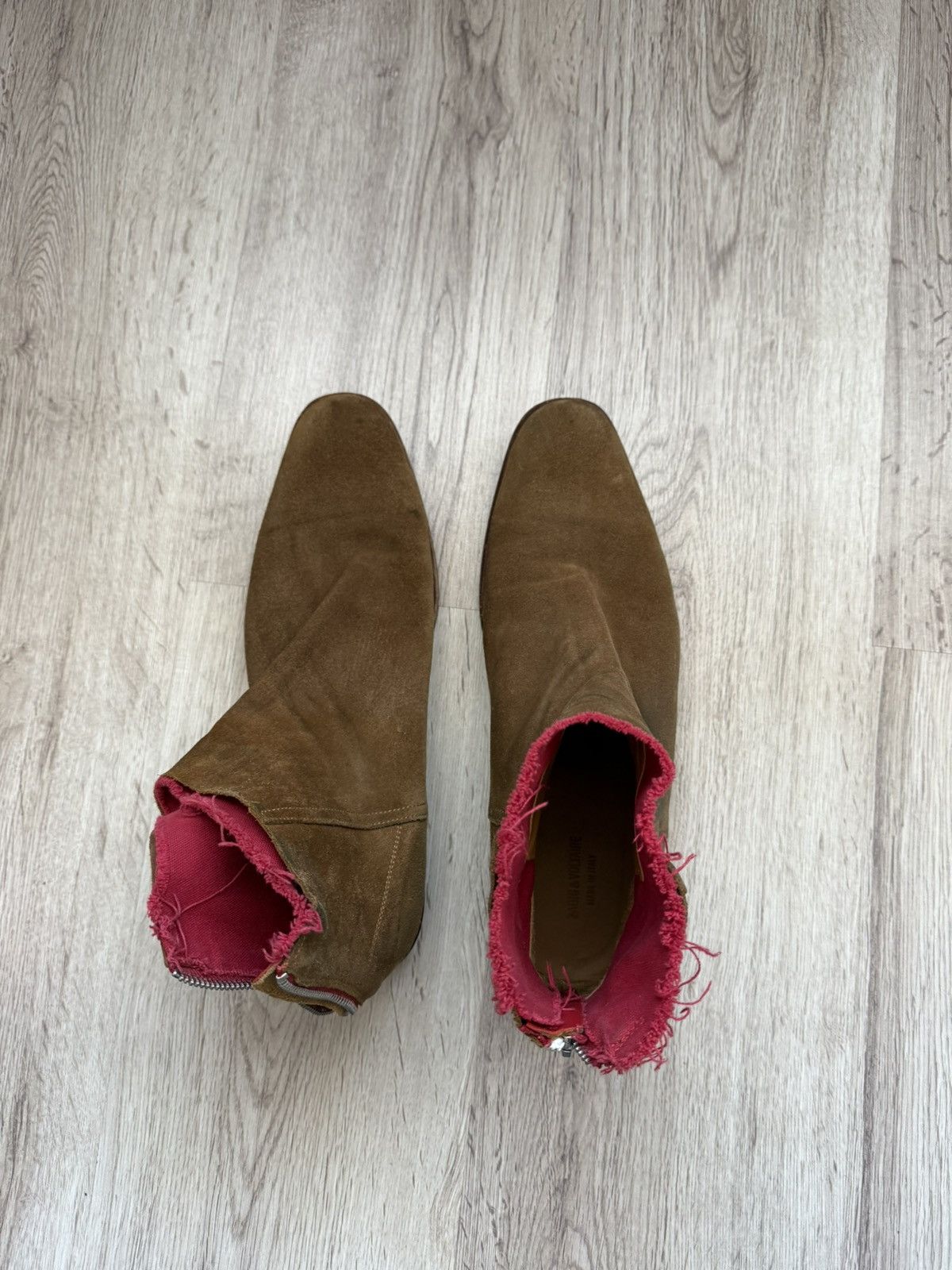 Zadig & Voltaire Zadig & Voltaire Suede Ankle Boots Brown EU 44 / US 11 Size US 11 / EU 44 - 21 Thumbnail