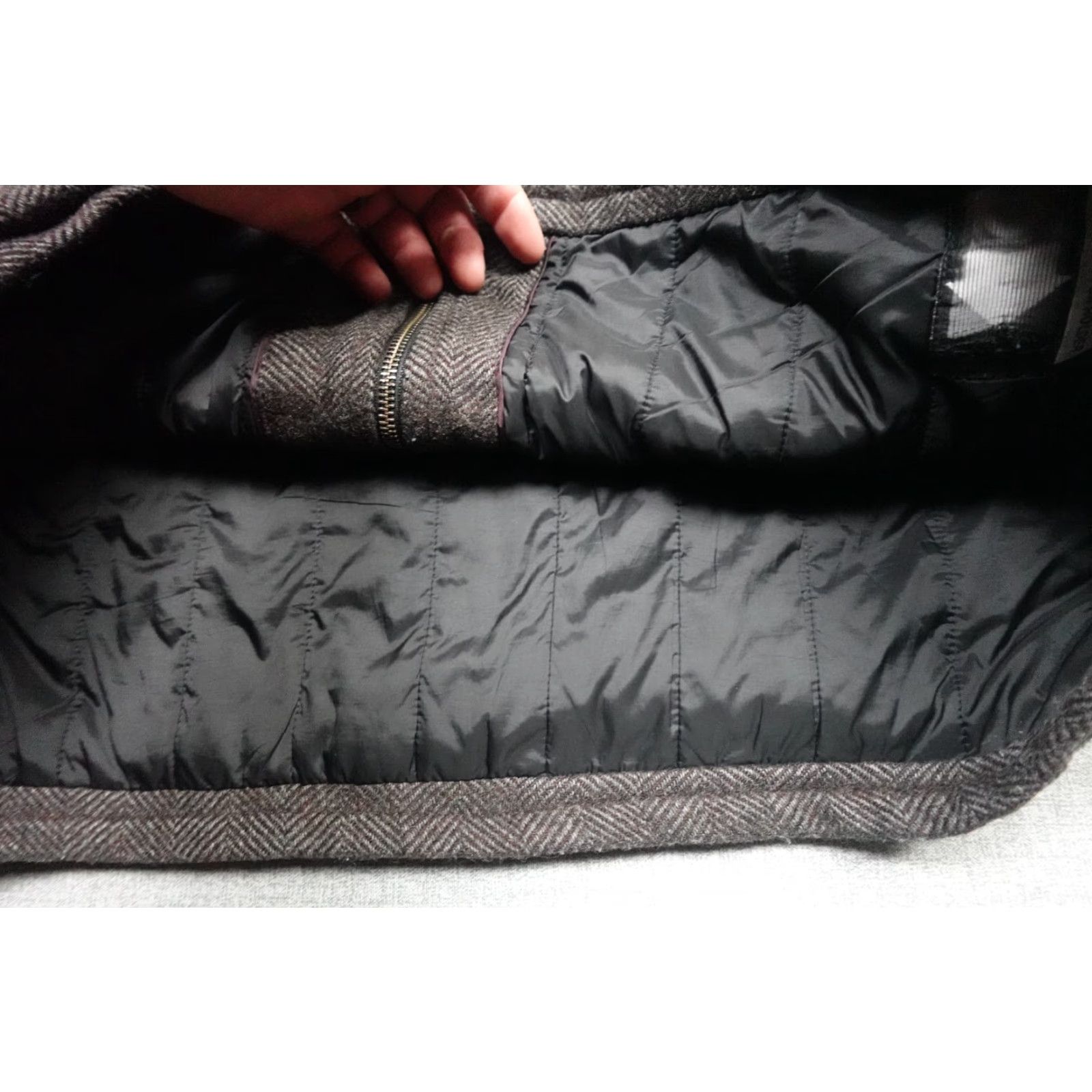 Old Navy Old Navy Quilted Jacket Mens 2XL Gray Wool Full Zip Heavyweight Size US XXL / EU 58 / 5 - 5 Thumbnail