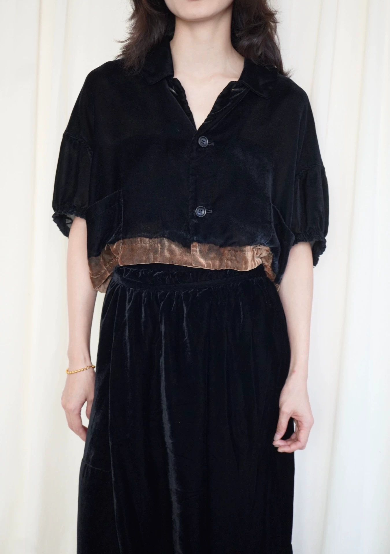 Comme des Garcons COMME des GARCONS Discharge Dyed Velvet Cardigan Size S Size S / US 4 / IT 40 - 5 Thumbnail