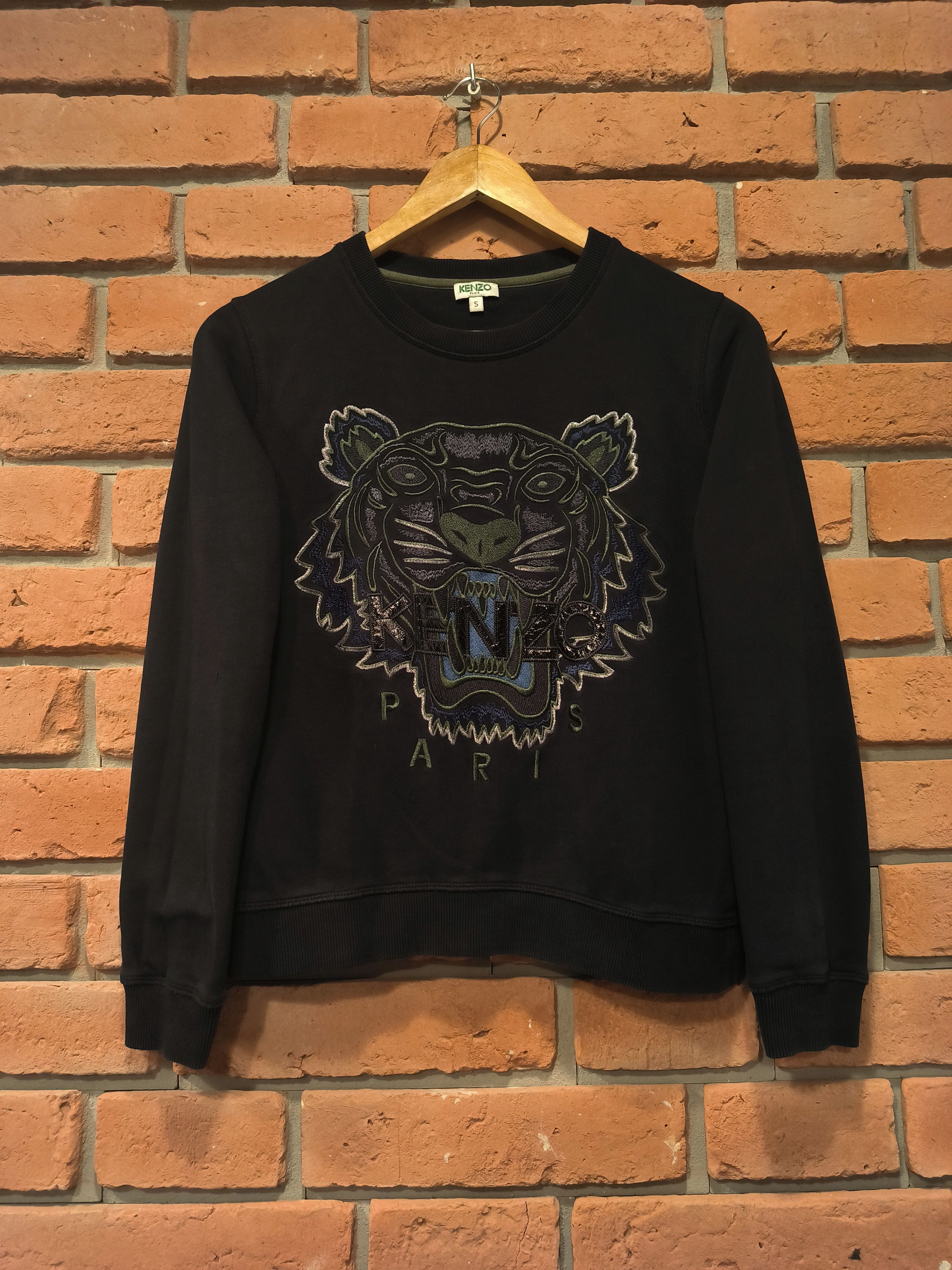 Kenzo Kenzo Paris Tiger Sweatshirt Crewneck Big Logo Grailed