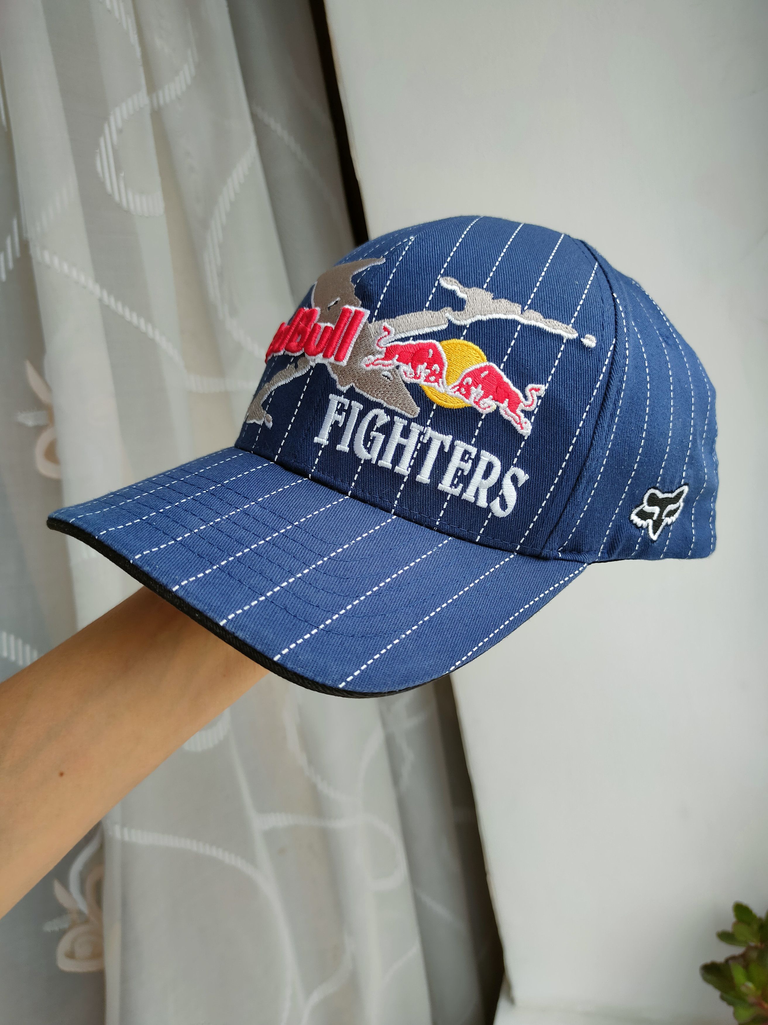 Fox Racing × Red Bull Fox Red Bull Fighters Flexfit Baseball Cap Size ONE SIZE - 1 Thumbnail