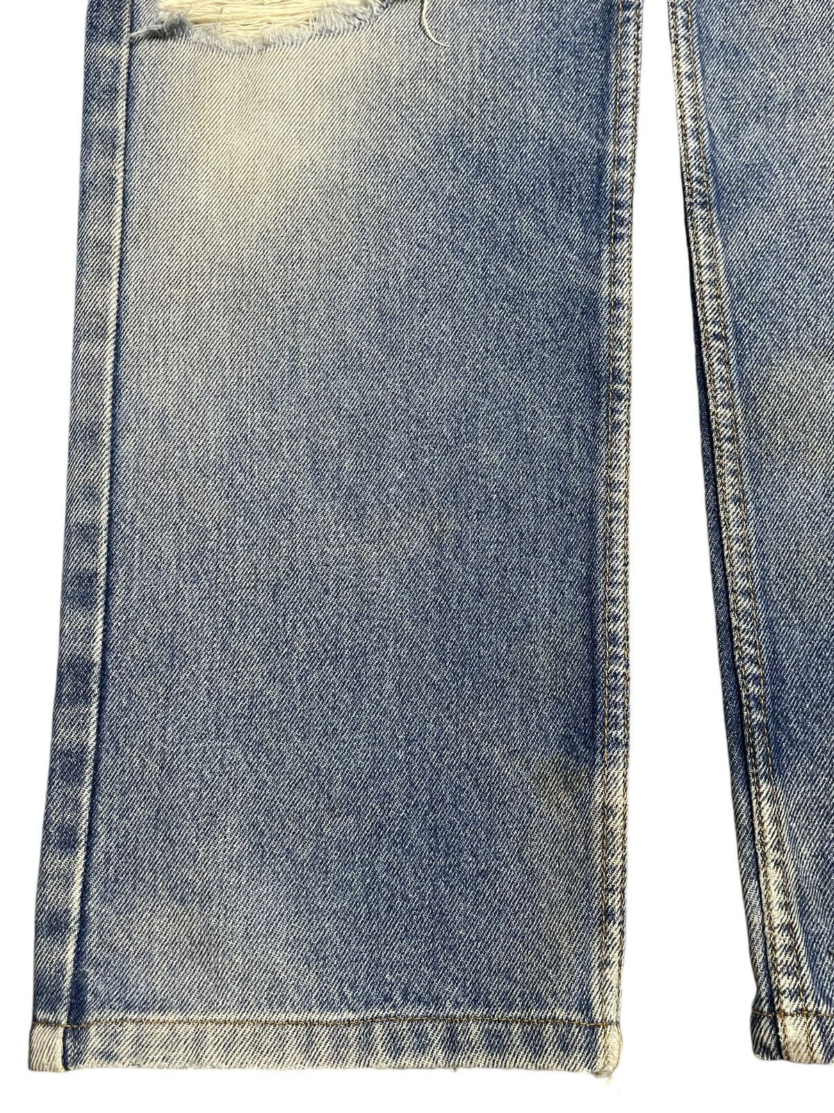 Armani Vintage Italy Armani Jeans Blue Wash Distressed Loose Jeans Size US 32 / EU 48 - 7 Thumbnail