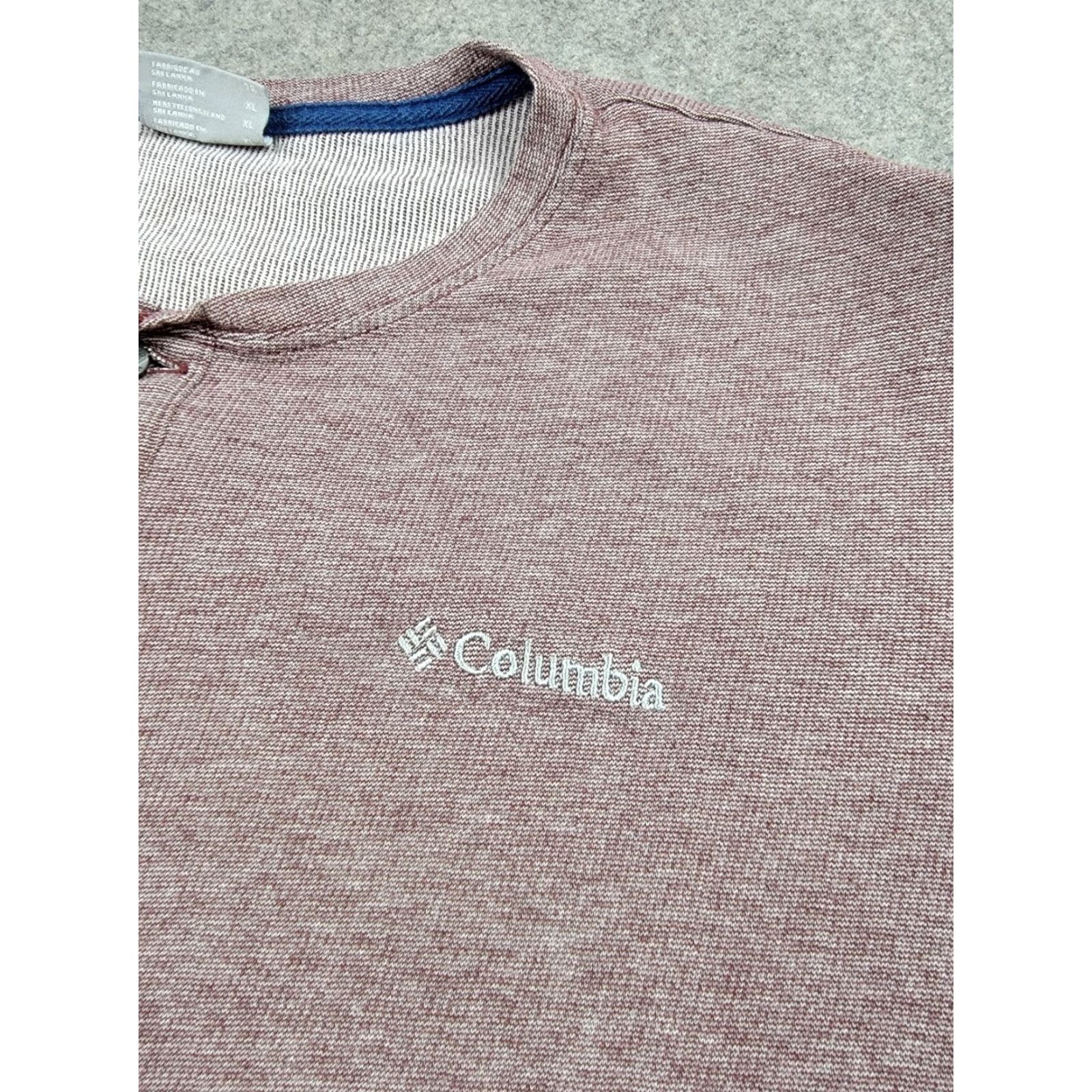 Vintage Columbia Henley Shirt Mens XL Purple Knit Long Sleeve Outdoor Casual Regular Fit Size US XL / EU 56 / 4 - 4 Thumbnail