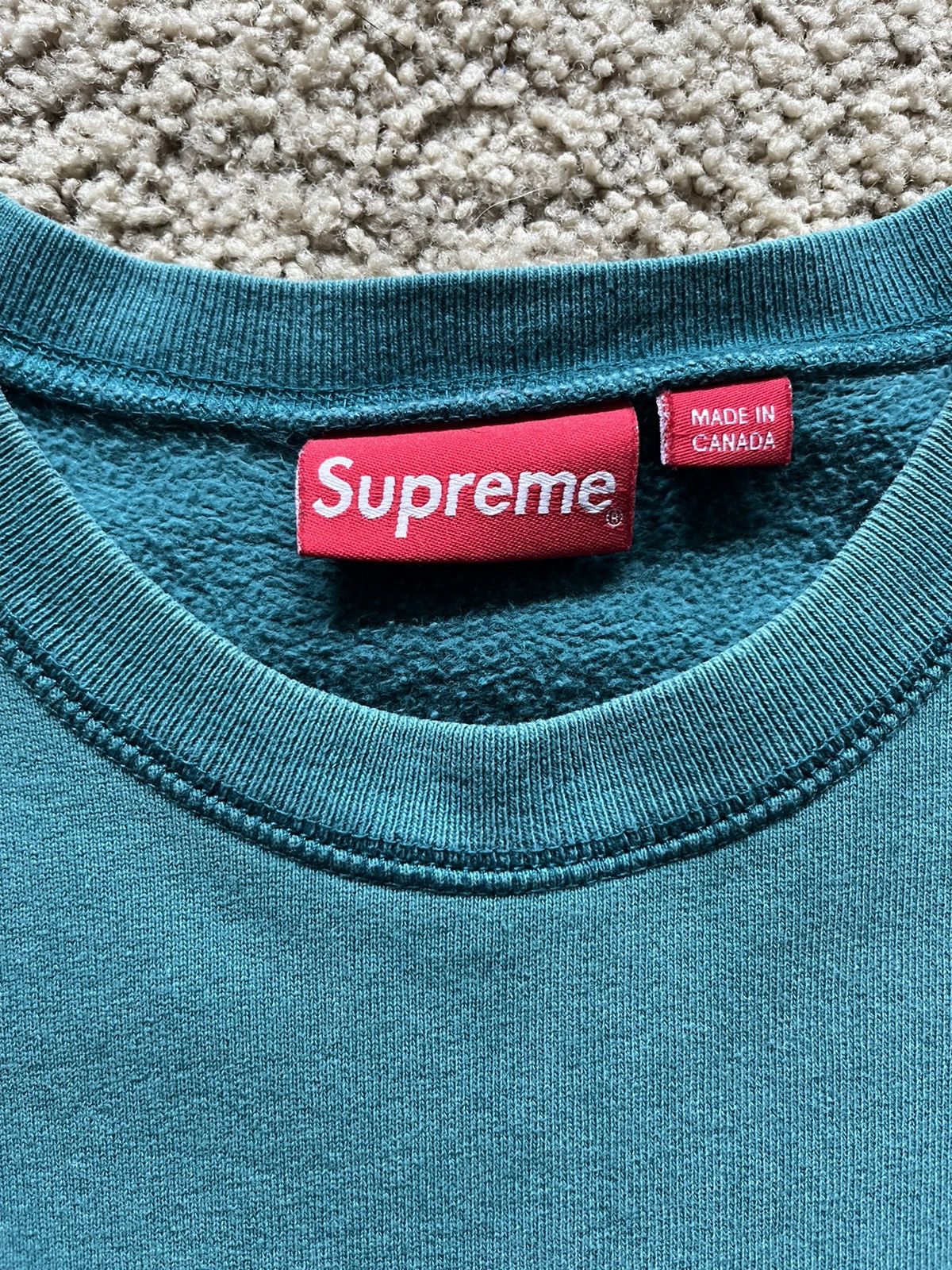 Supreme Supreme spin logo crewneck Size US M / EU 48-50 / 2 - 3 Thumbnail