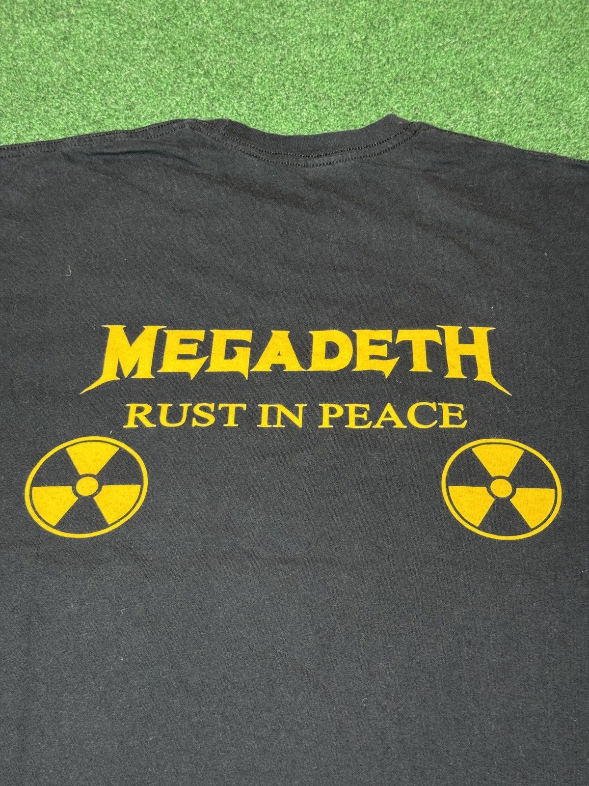 Band Tees × Vintage Vintage Y2K Megadeath Rust In Peace Grunge Band T Shirt Size US L / EU 52-54 / 3 - 5 Thumbnail