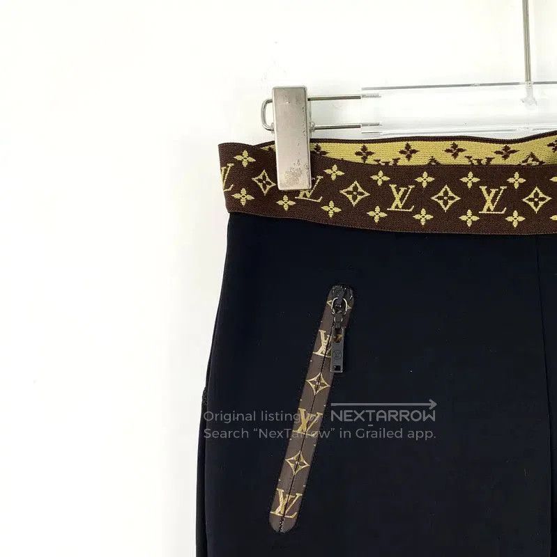 Louis Vuitton Louis Vuitton Black Nylon Casual Pants . Size 26" / US 2 / IT 38 - 3 Thumbnail