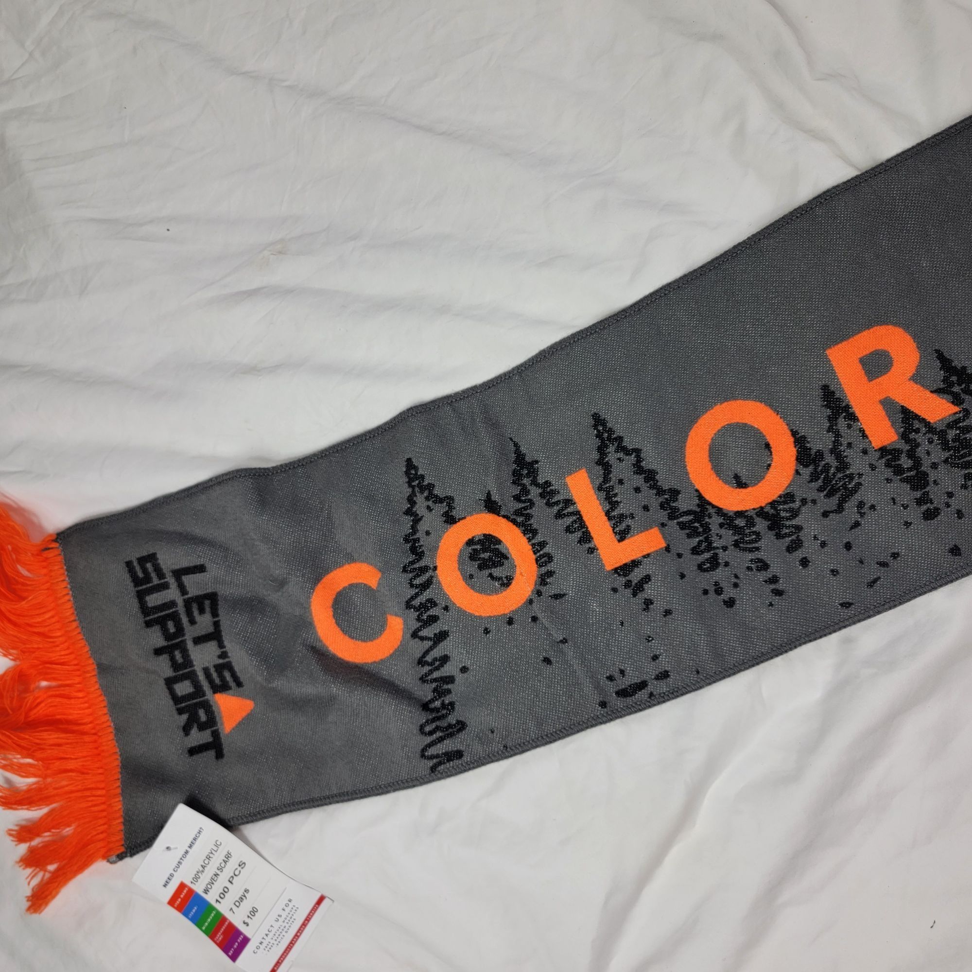 Halo Colorado Springs Halo Break Through Summit Gray Orange Scarf Size ONE SIZE - 6 Thumbnail