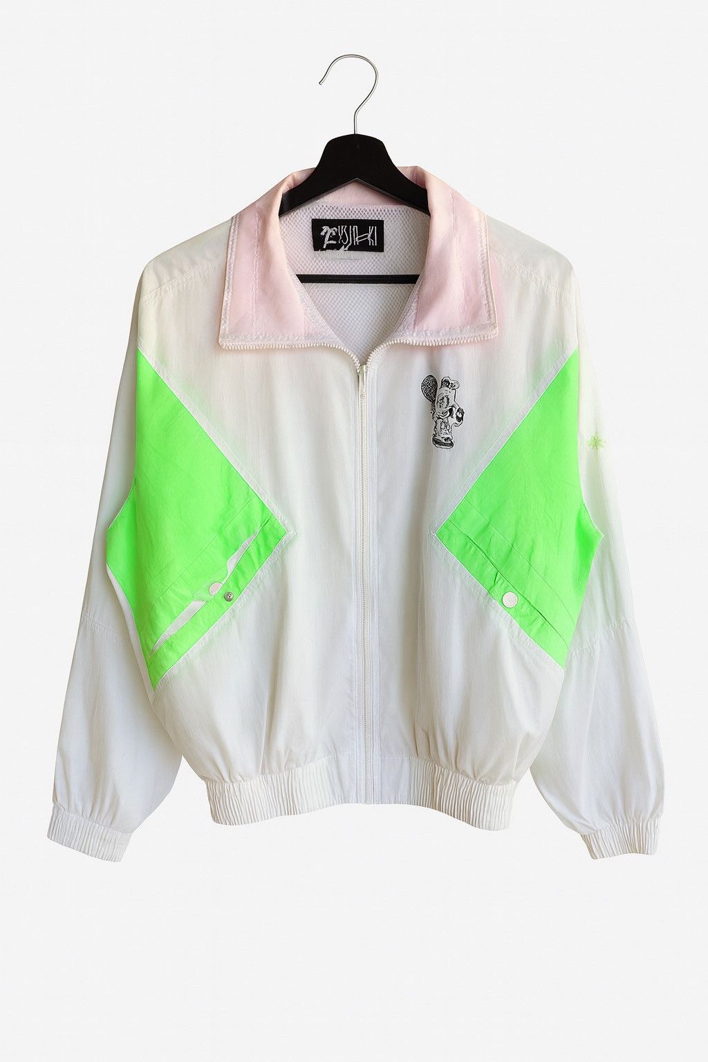 Japanese Brand Vintage YSIP-KI JMTA Instructor Windbreaker Neon Jacket Size US M / EU 48-50 / 2 - 2 Thumbnail